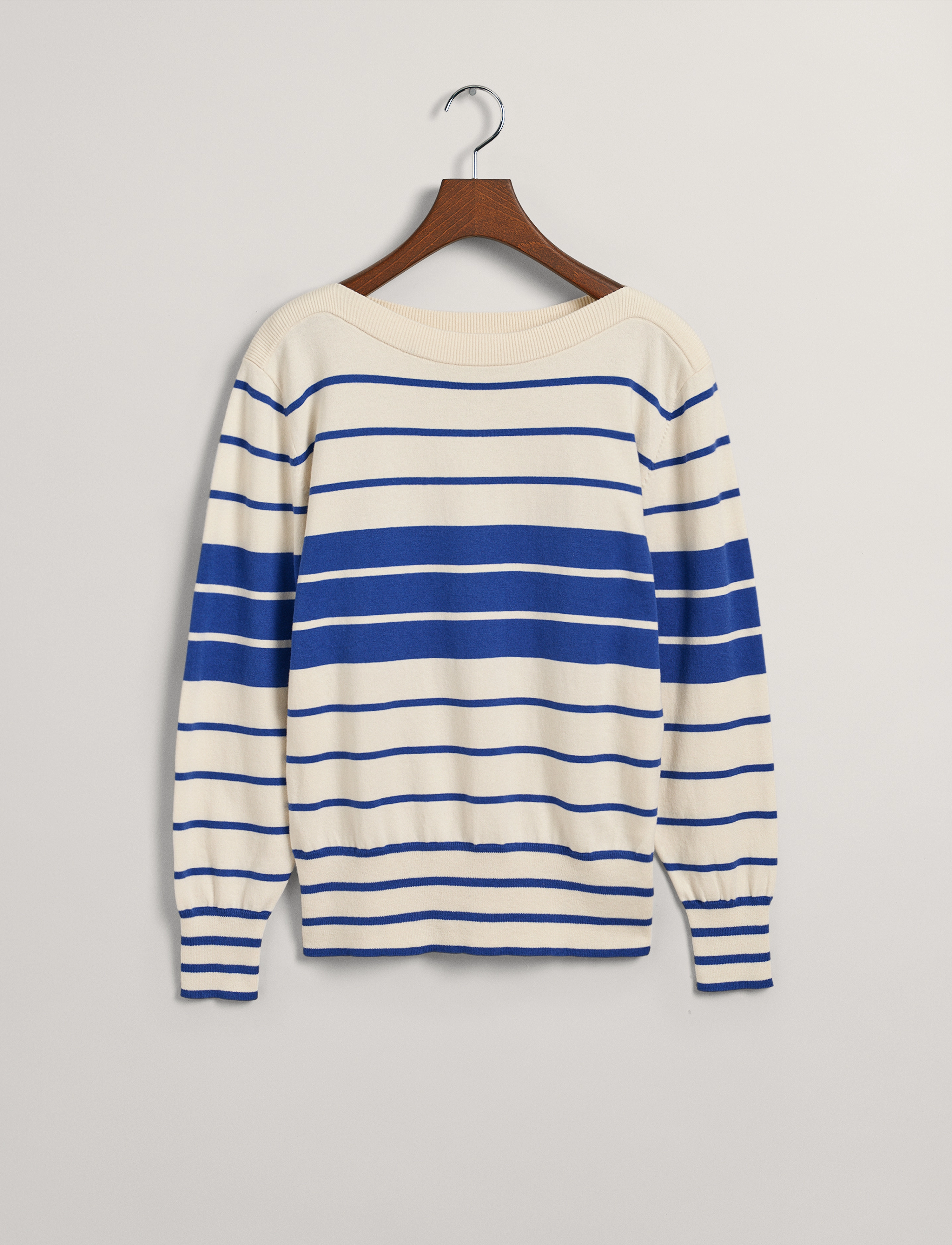 GANT - BLOCK STRIPE BOAT NECK - lapis blue - 2