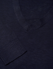 GANT - LINEN-BLEND V-NECK - pullover - evening blue - 2