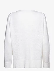 GANT - LINEN-BLEND V-NECK - pullover - white - 1