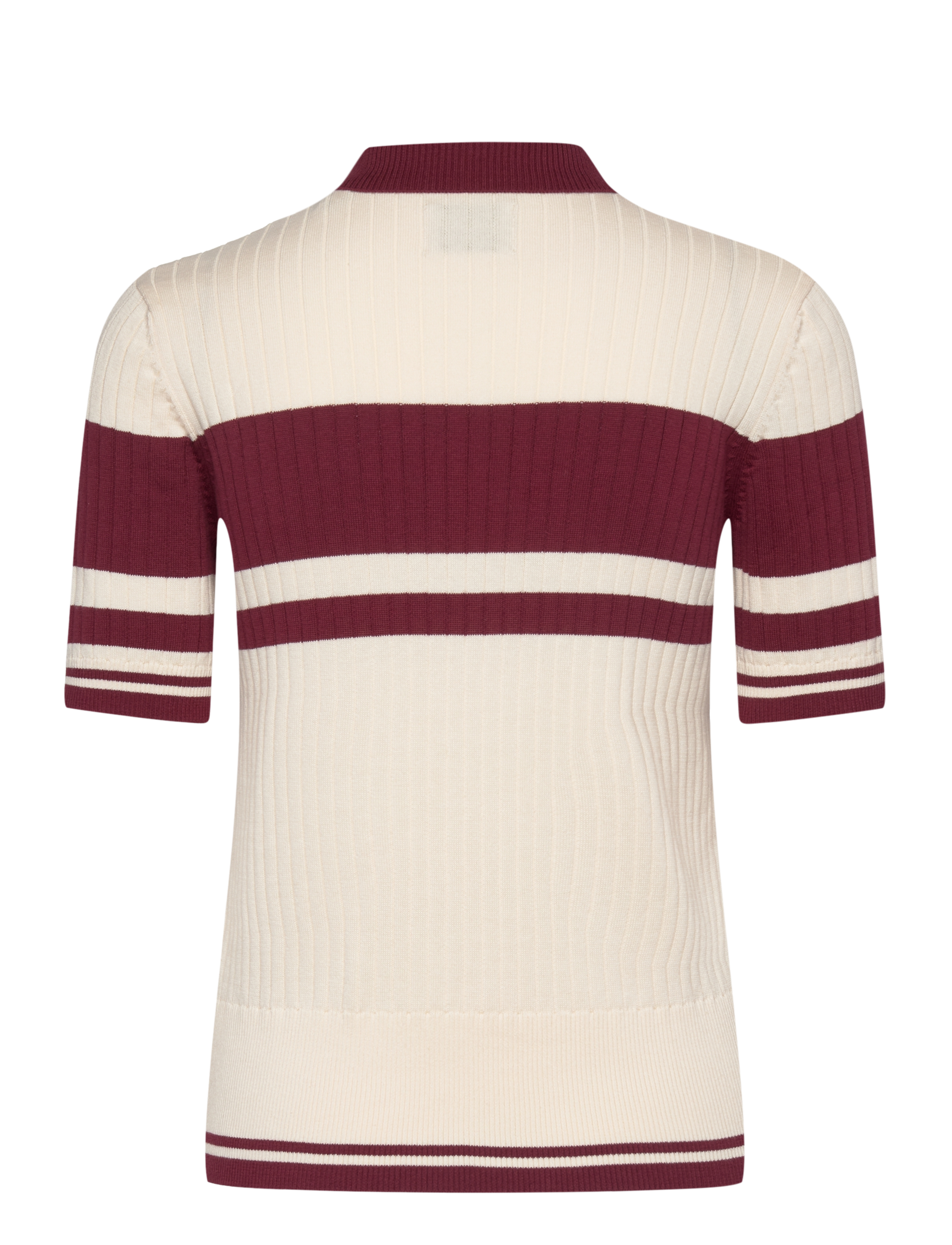 GANT - COLOR BLOCKED POLO KNIT - plumped red - 1