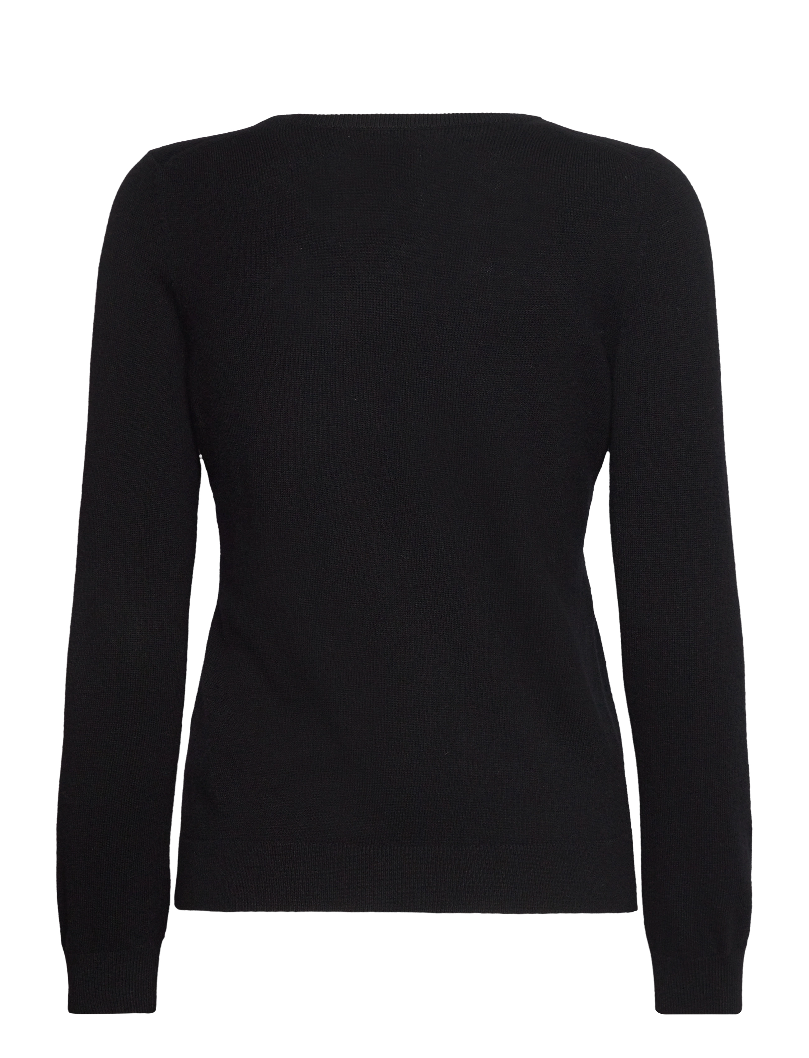 Gant - EXTRAFINE LAMBSWOOL BLEND V-NECK - pullover - black - 2