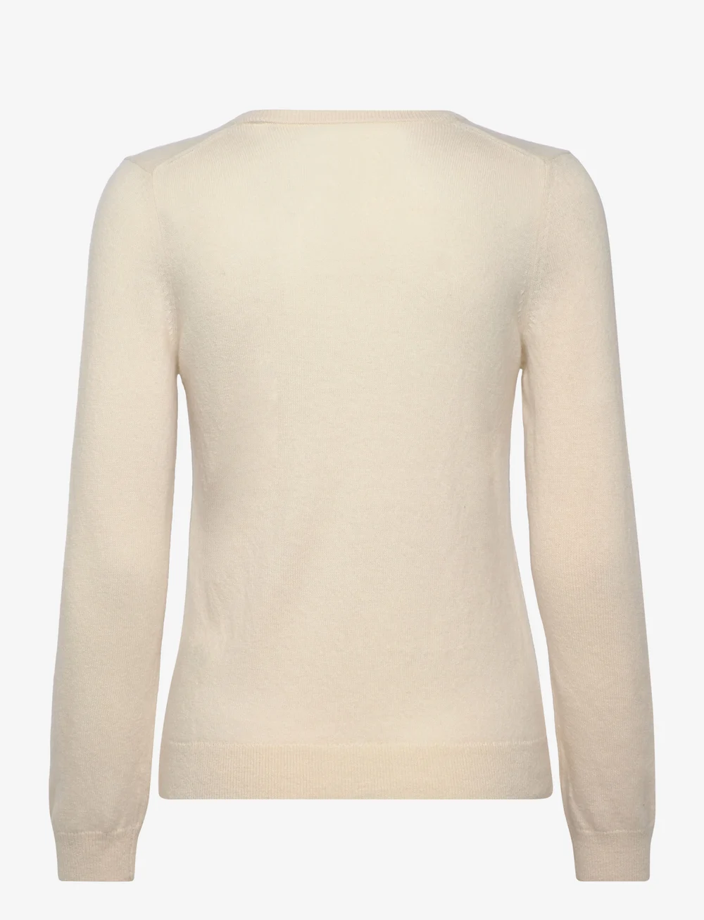GANT - EXTRAFINE LAMBSWOOL BLEND V-NECK - neulepuserot - cream - 1