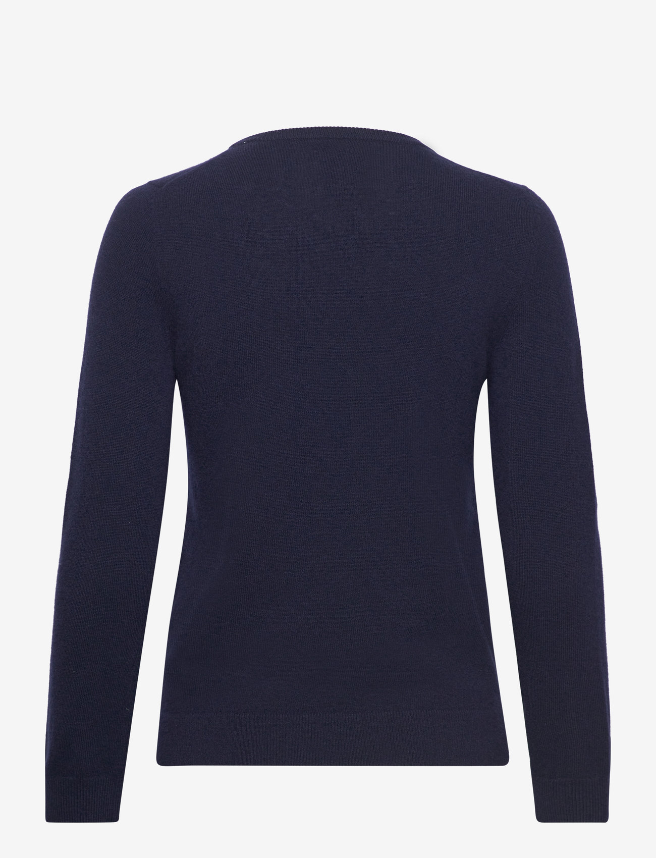 GANT - EXTRAFINE LAMBSWOOL BLEND V-NECK - neulepuserot - evening blue - 2
