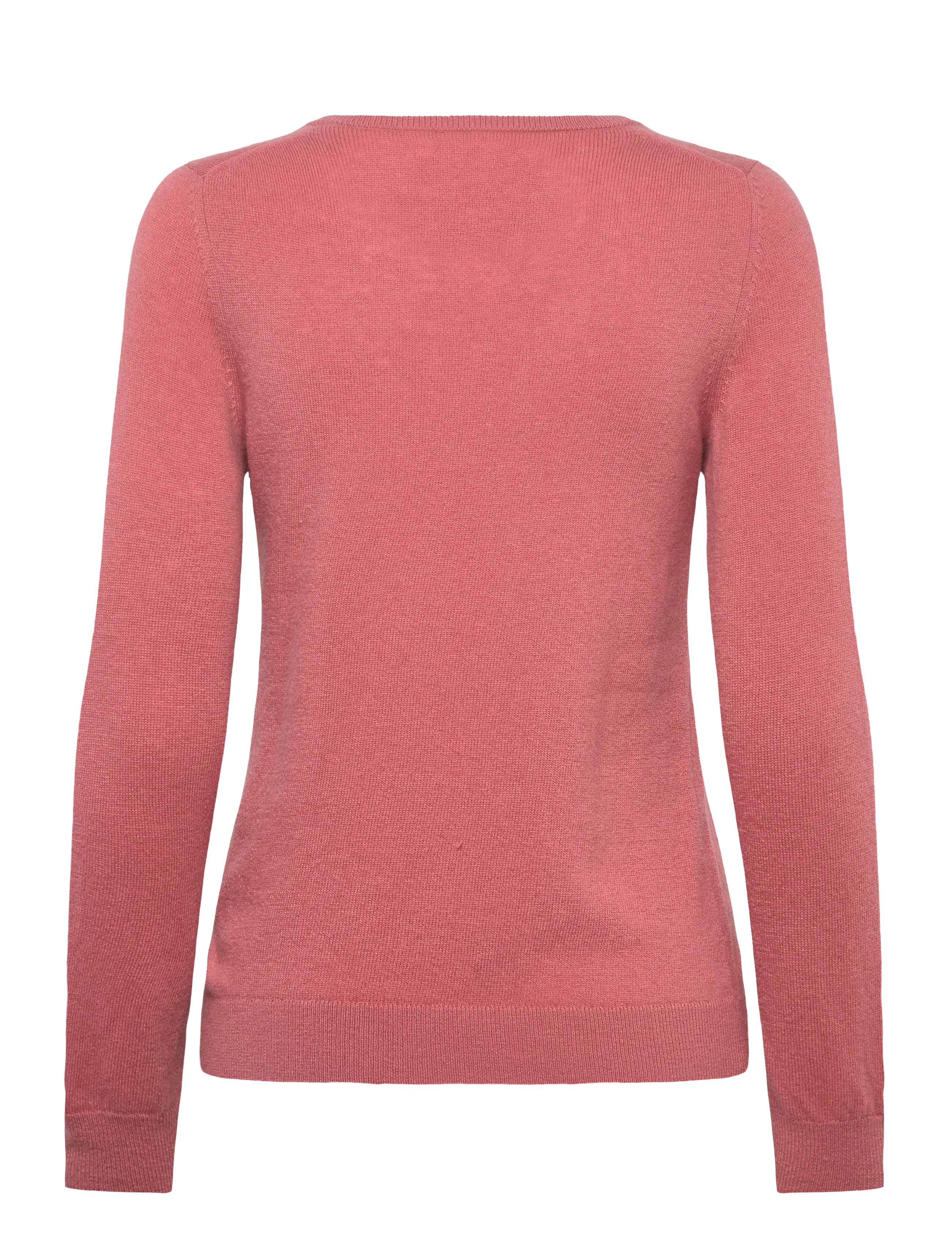 Gant - EXTRAFINE LAMBSWOOL BLEND V-NECK - peysur - faded brick - 1