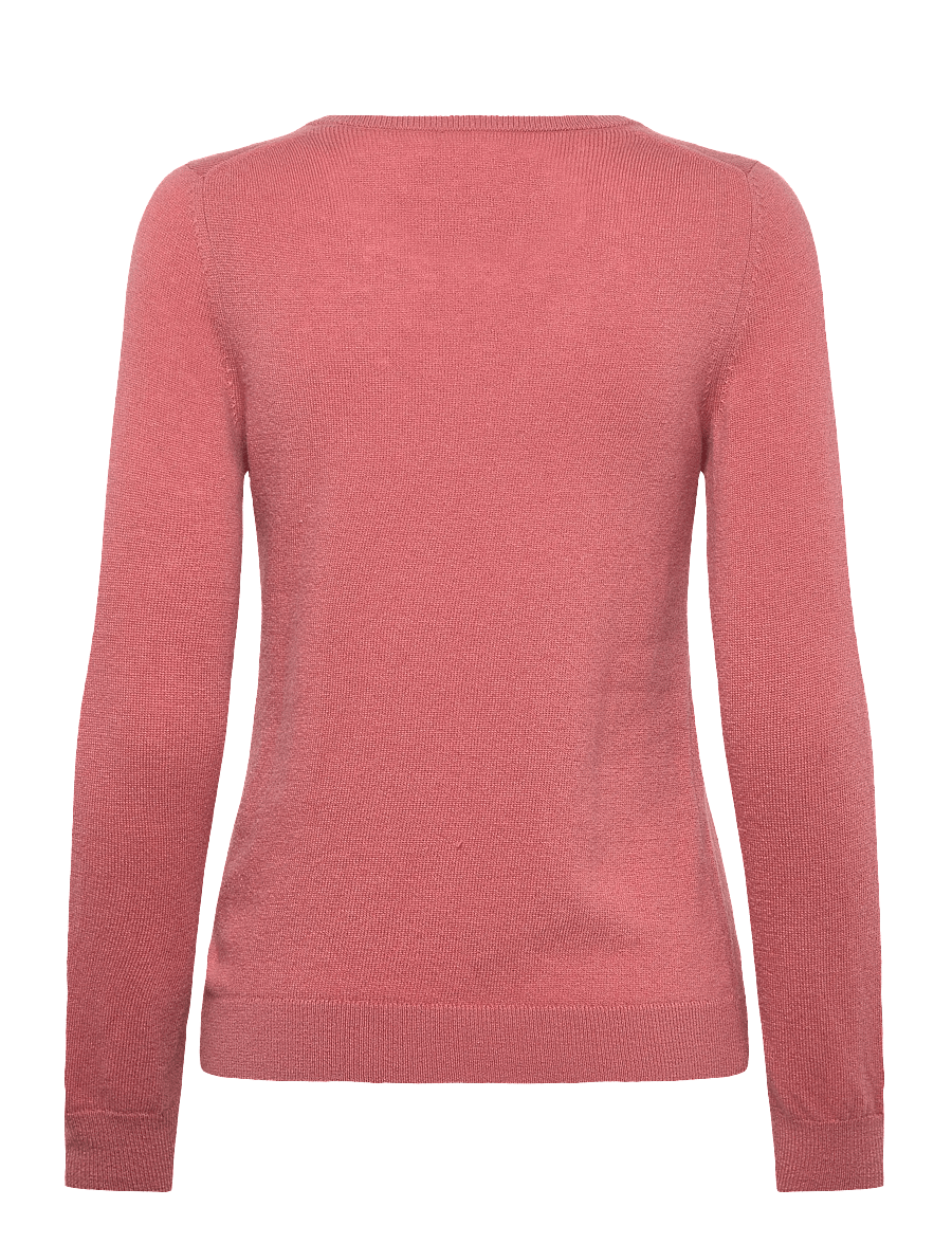 Gant - EXTRAFINE LAMBSWOOL BLEND V-NECK - pullover - faded brick - 1