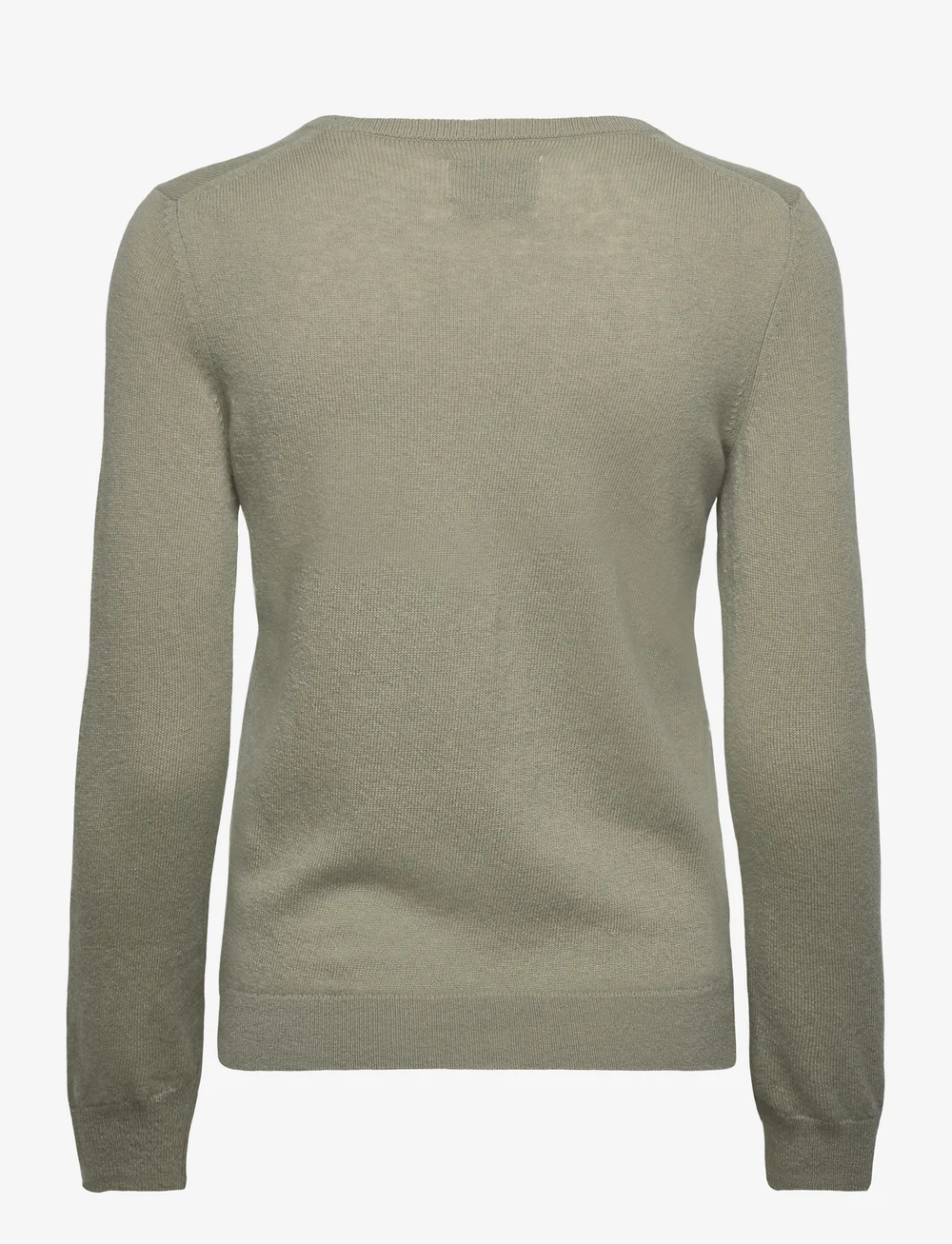 GANT - EXTRAFINE LAMBSWOOL BLEND V-NECK - strikkegensere - faded sage - 1