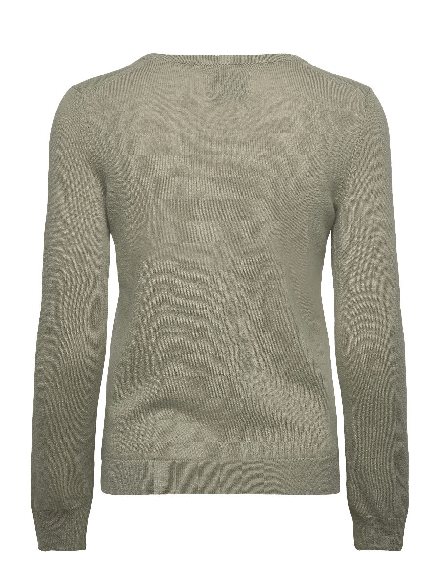 Gant - EXTRAFINE LAMBSWOOL BLEND V-NECK - sviitrid - faded sage - 1