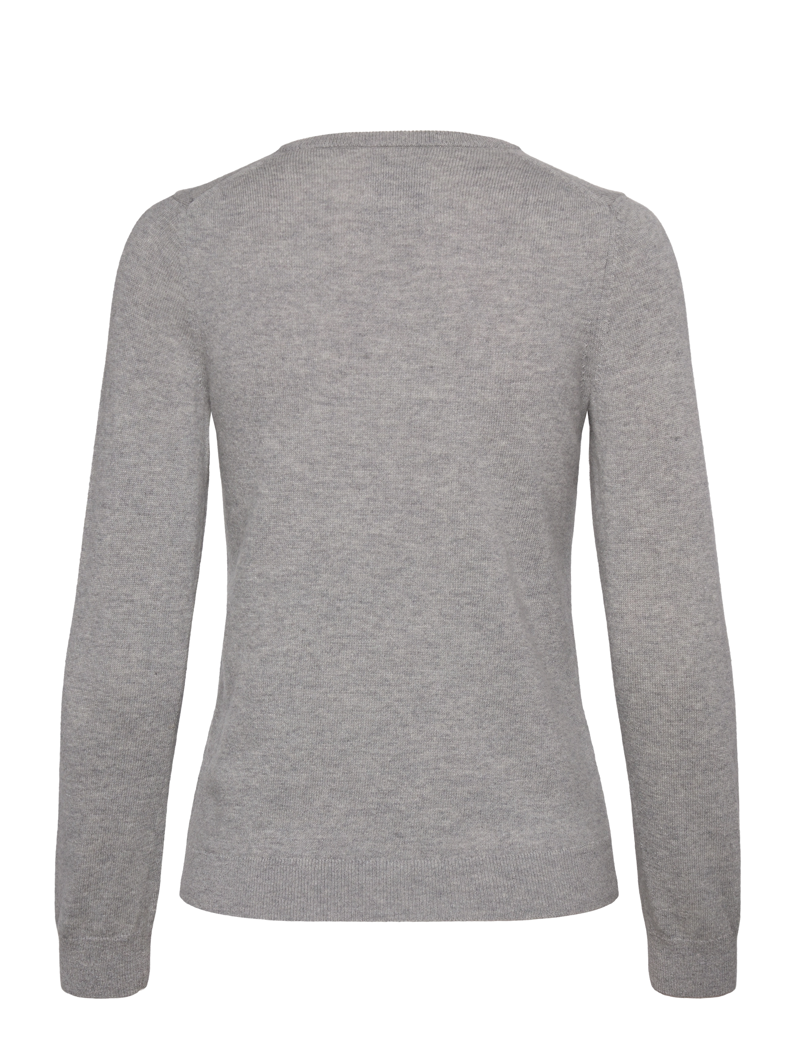 Gant - EXTRAFINE LAMBSWOOL BLEND V-NECK - pullover - grey melange - 2