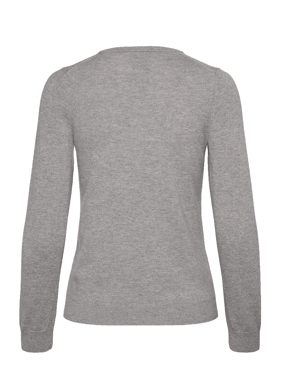 Gant - EXTRAFINE LAMBSWOOL BLEND V-NECK - pullover - grey melange - 2