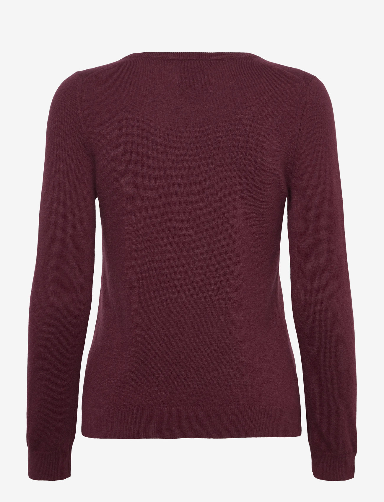GANT - EXTRAFINE LAMBSWOOL V-NECK - pullover - plum wine - 1