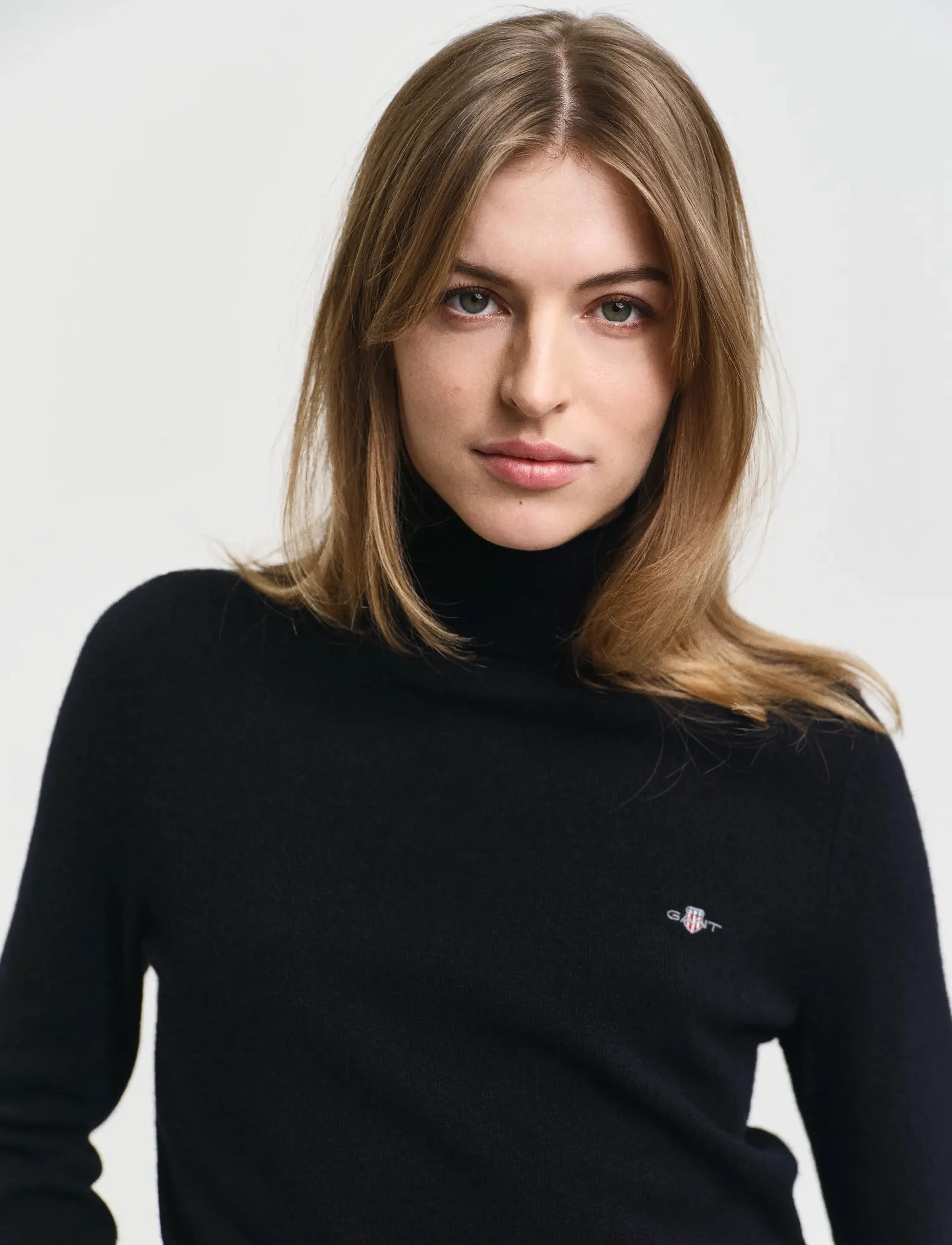 Gant - EXTRAFINE LAMBSWOOL BLEND ROLLNECK - rollkragenpullover - black - 4