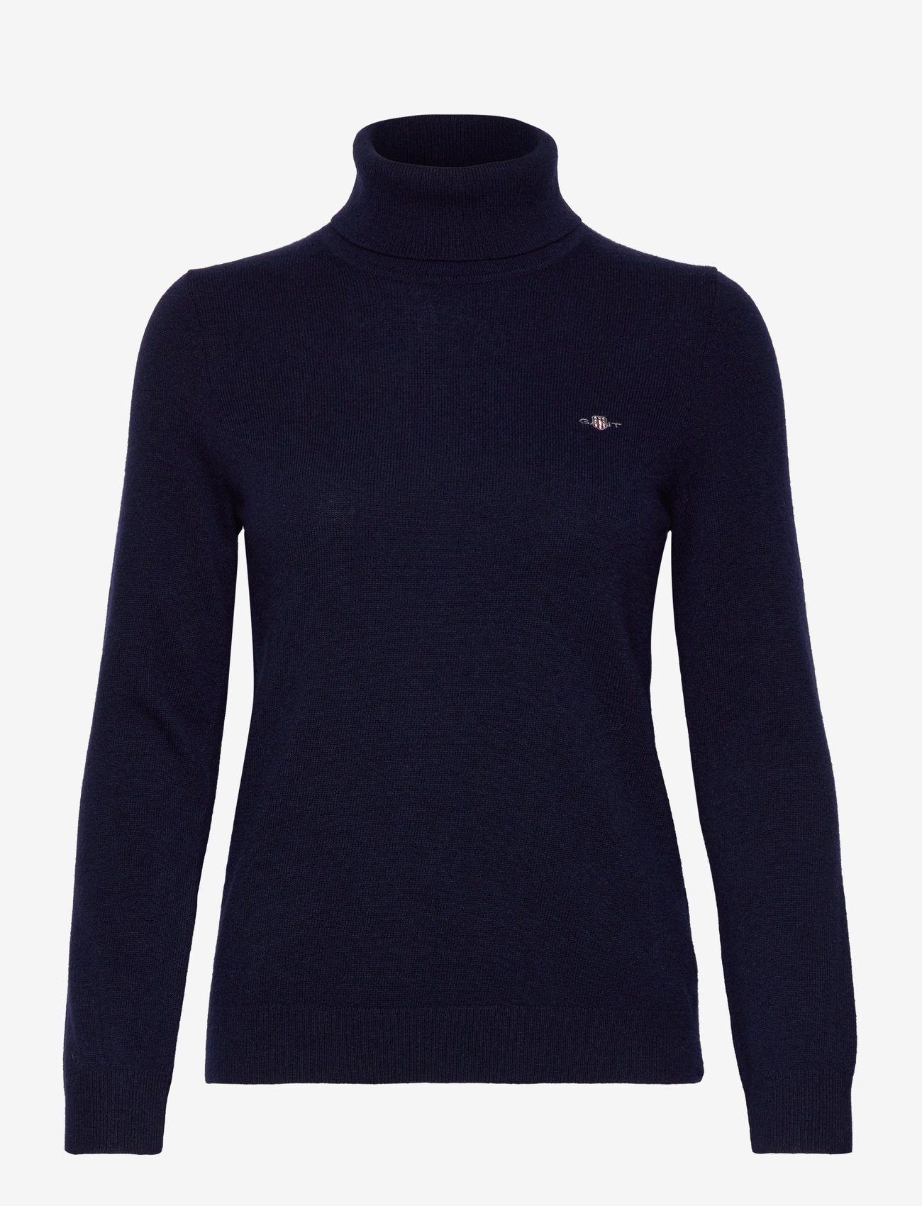 GANT - EXTRAFINE LAMBSWOOL BLEND ROLLNECK - rollkragenpullover - evening blue - 1
