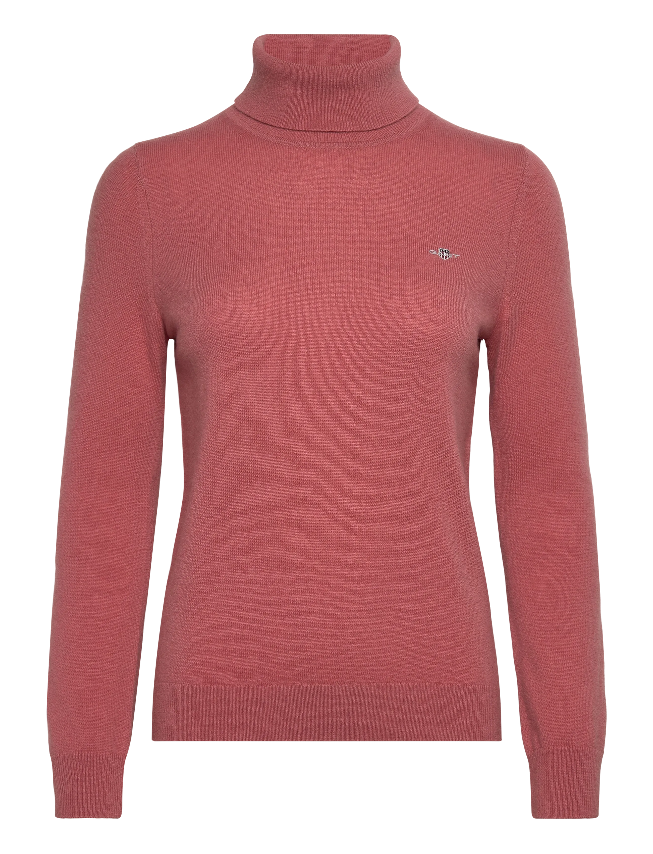 Gant EXTRAFINE LAMBSWOOL BLEND ROLLNECK - GANT - FADED BRICK / pink/rose