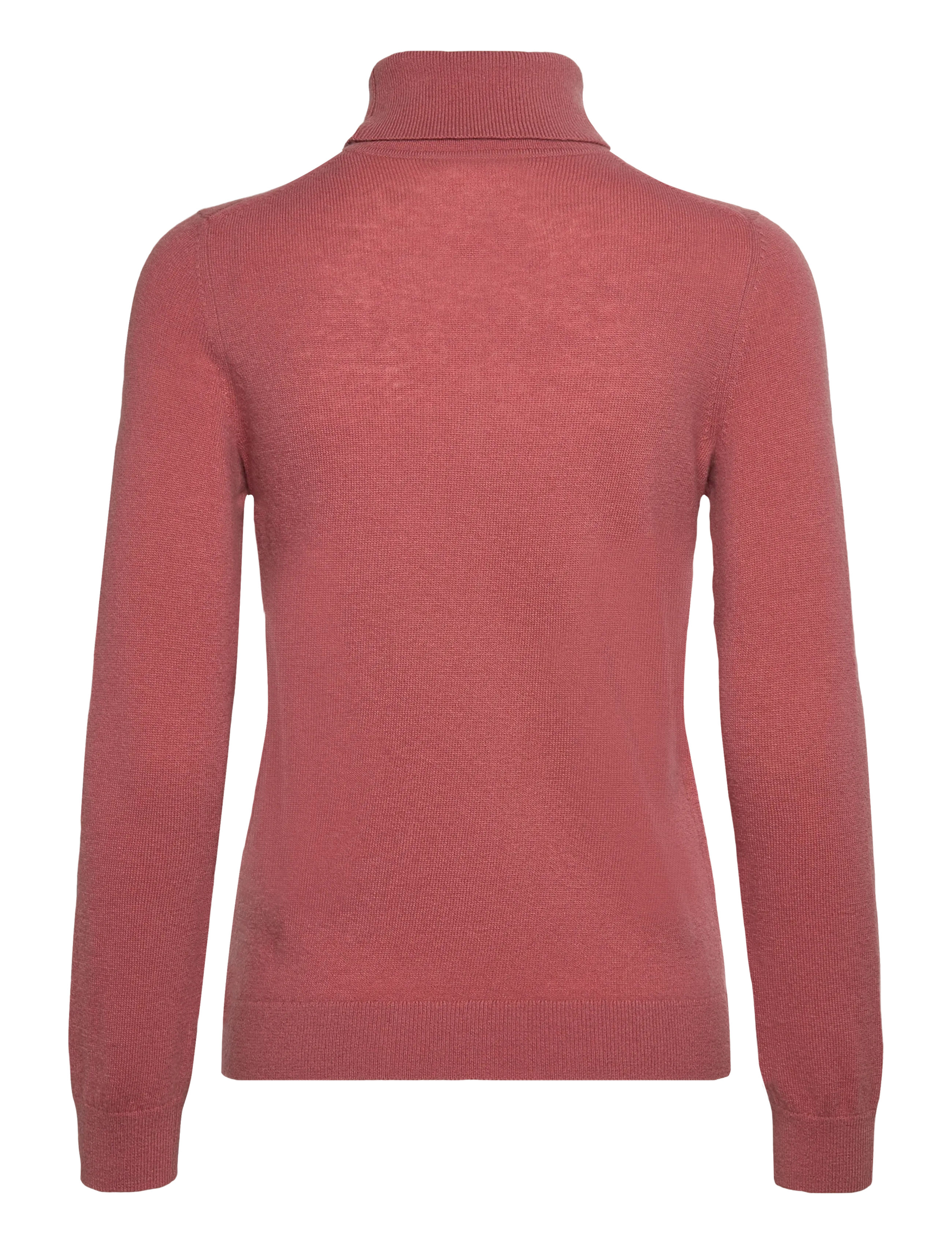 Gant - EXTRAFINE LAMBSWOOL BLEND ROLLNECK - turtlenecks - faded brick - 1