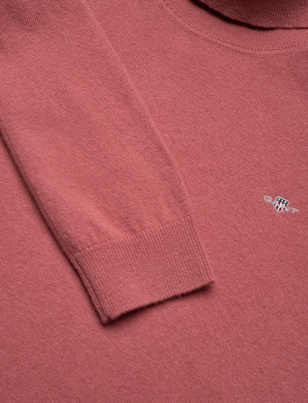 GANT - EXTRAFINE LAMBSWOOL BLEND ROLLNECK - rullekraver - faded brick - 2