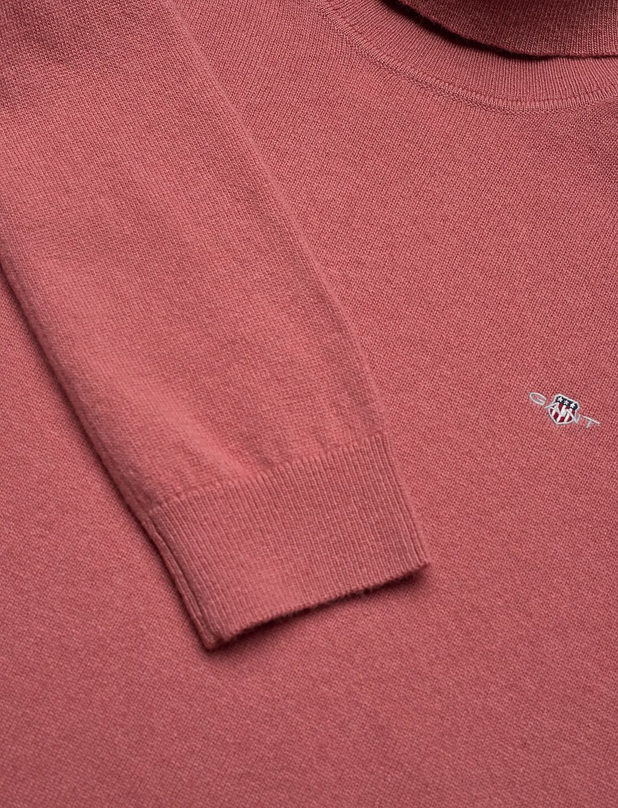 Gant - EXTRAFINE LAMBSWOOL BLEND ROLLNECK - džemperi ar augstu apkakli - faded brick - 2