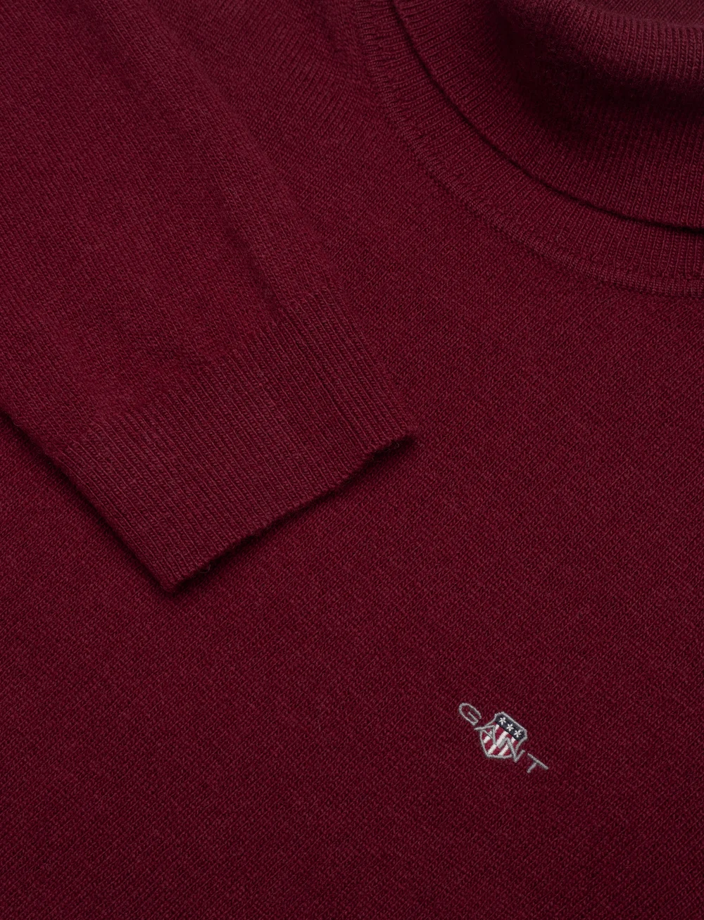 GANT - EXTRAFINE LAMBSWOOL ROLLNECK - polotröjor - plumped red - 2