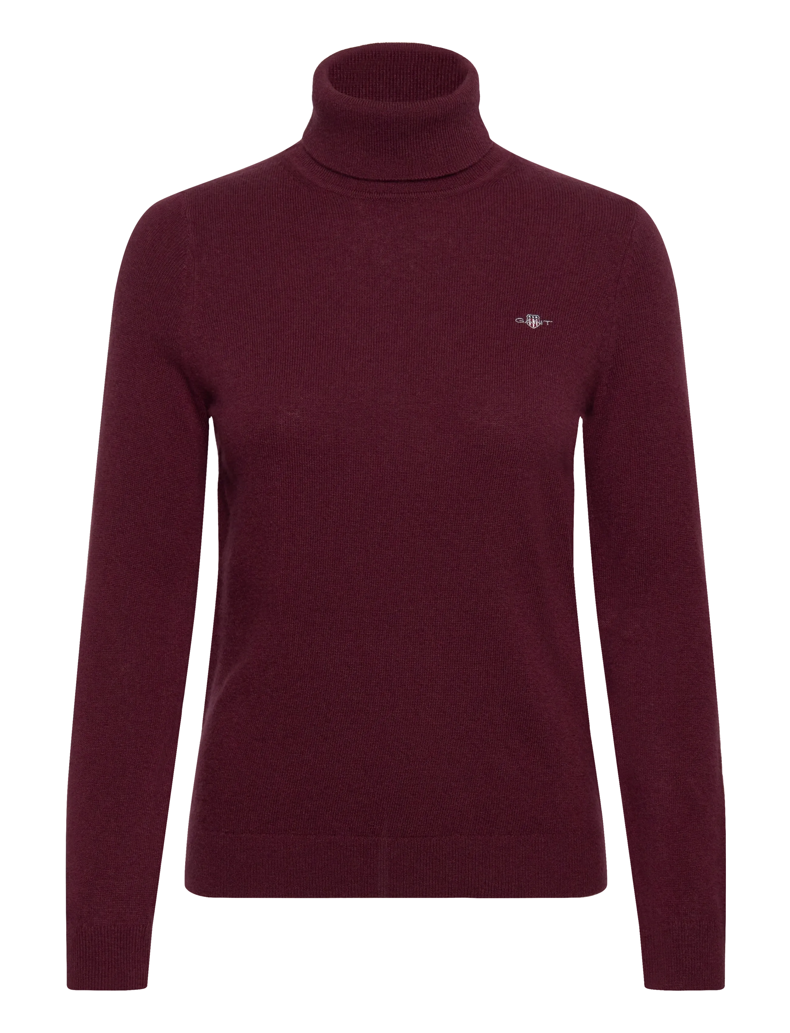 Gant - EXTRAFINE LAMBSWOOL BLEND ROLLNECK - polotröjor - plum wine - 0