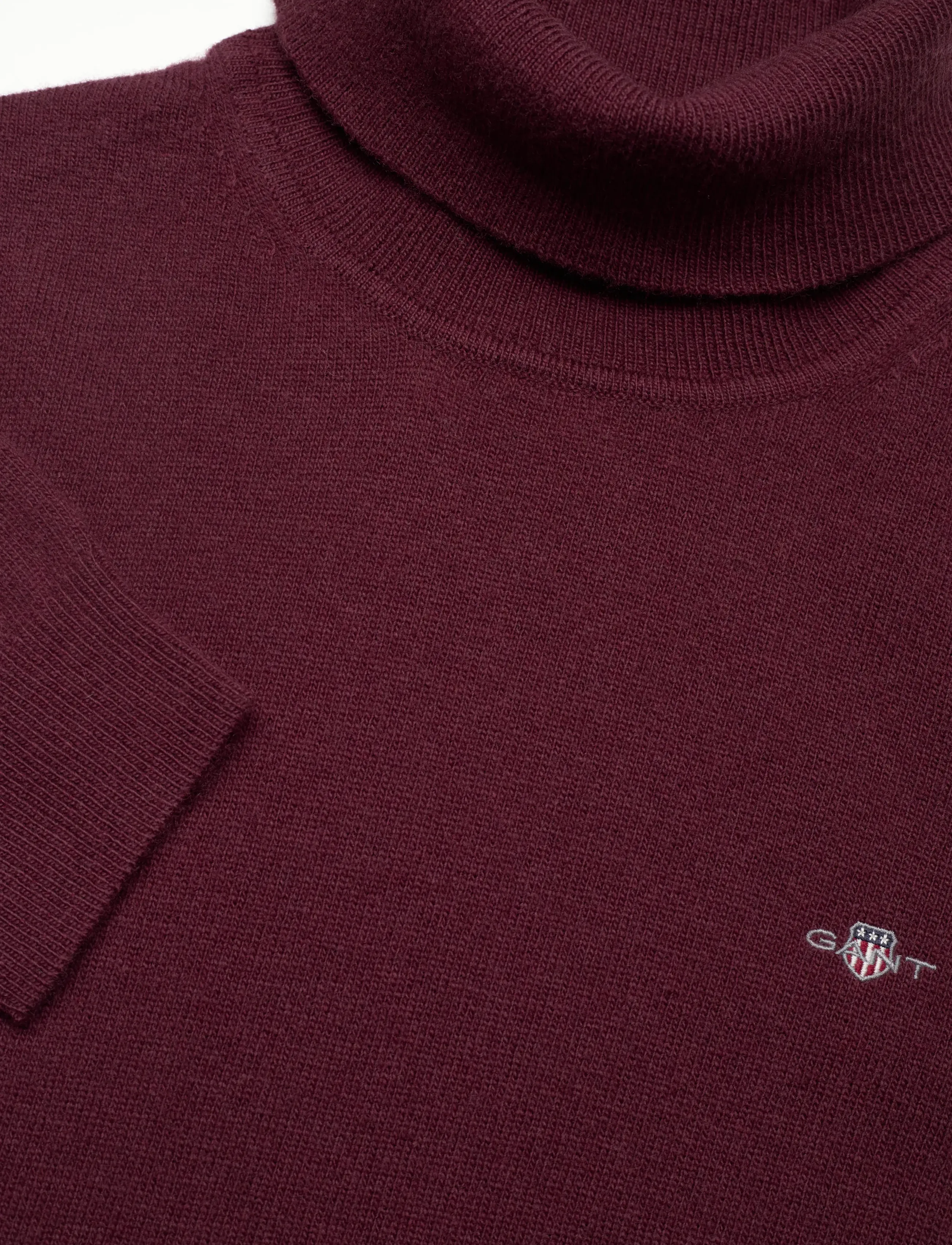 Gant - EXTRAFINE LAMBSWOOL BLEND ROLLNECK - polotröjor - plum wine - 2