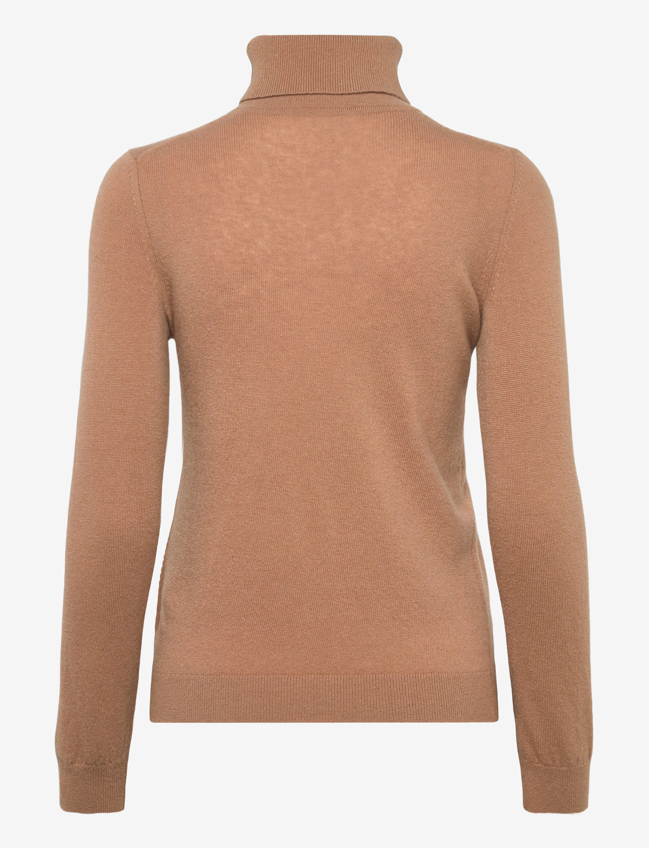 Gant - EXTRAFINE LAMBSWOOL BLEND ROLLNECK - turtlenecks - warm khaki - 1