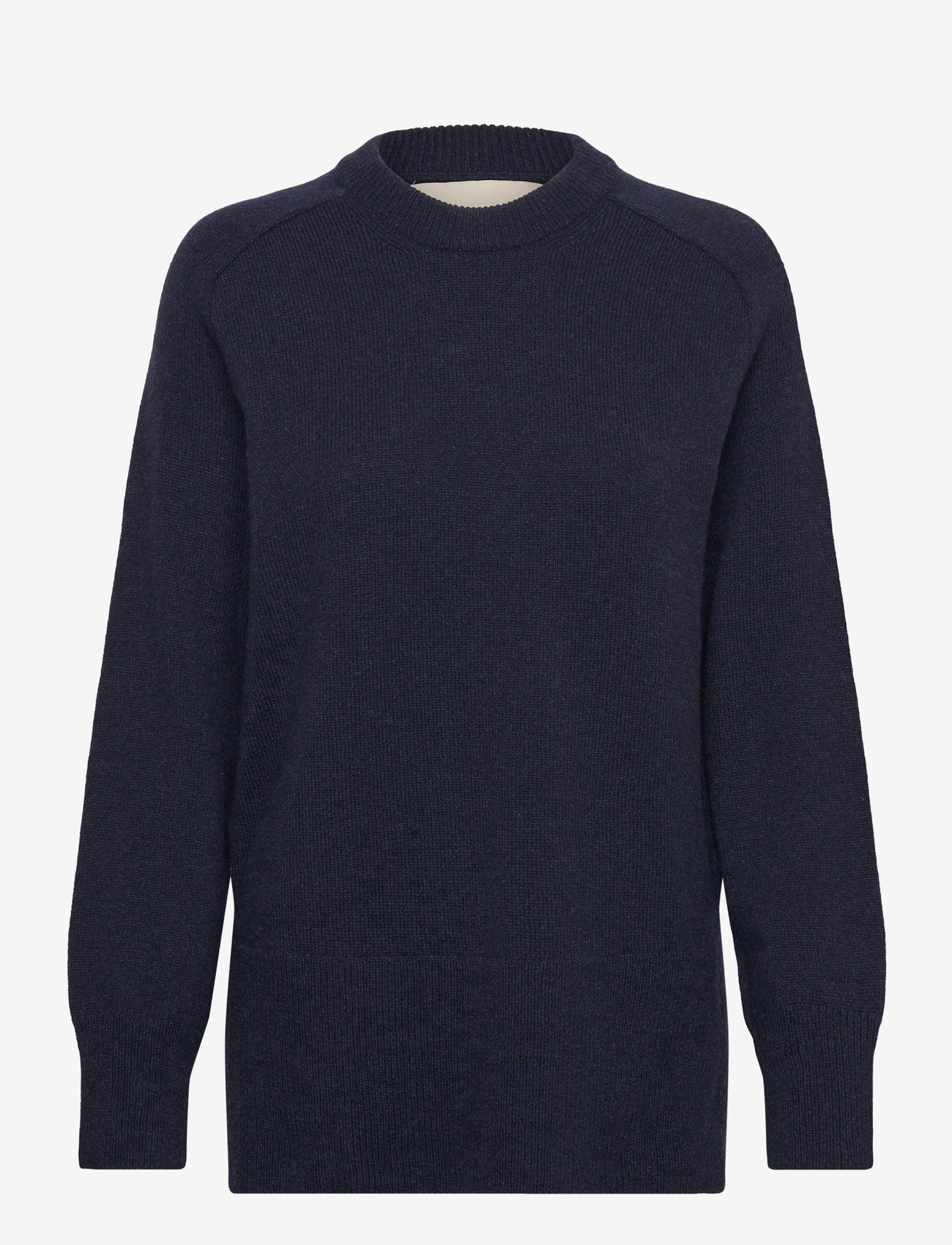 GANT - HERRINGBONE DETAIL C-NECK - evening blue - 1