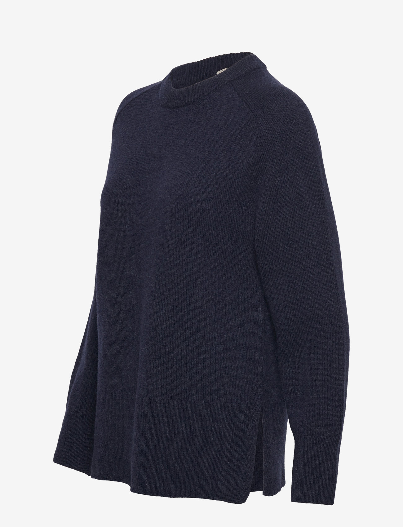 GANT - HERRINGBONE DETAIL C-NECK - evening blue - 4