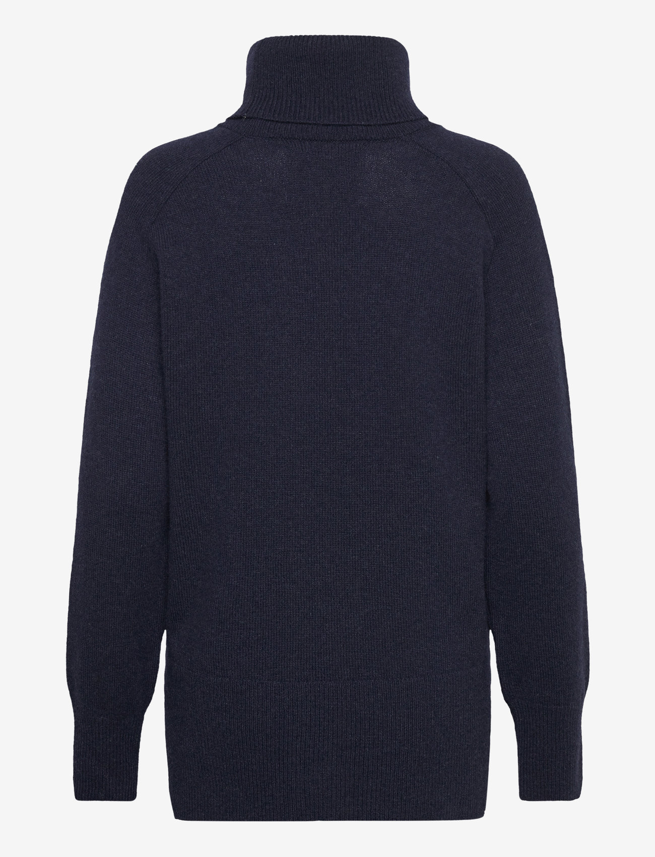GANT - HERRINGBONE DETAIL ROLLNECK - evening blue - 1