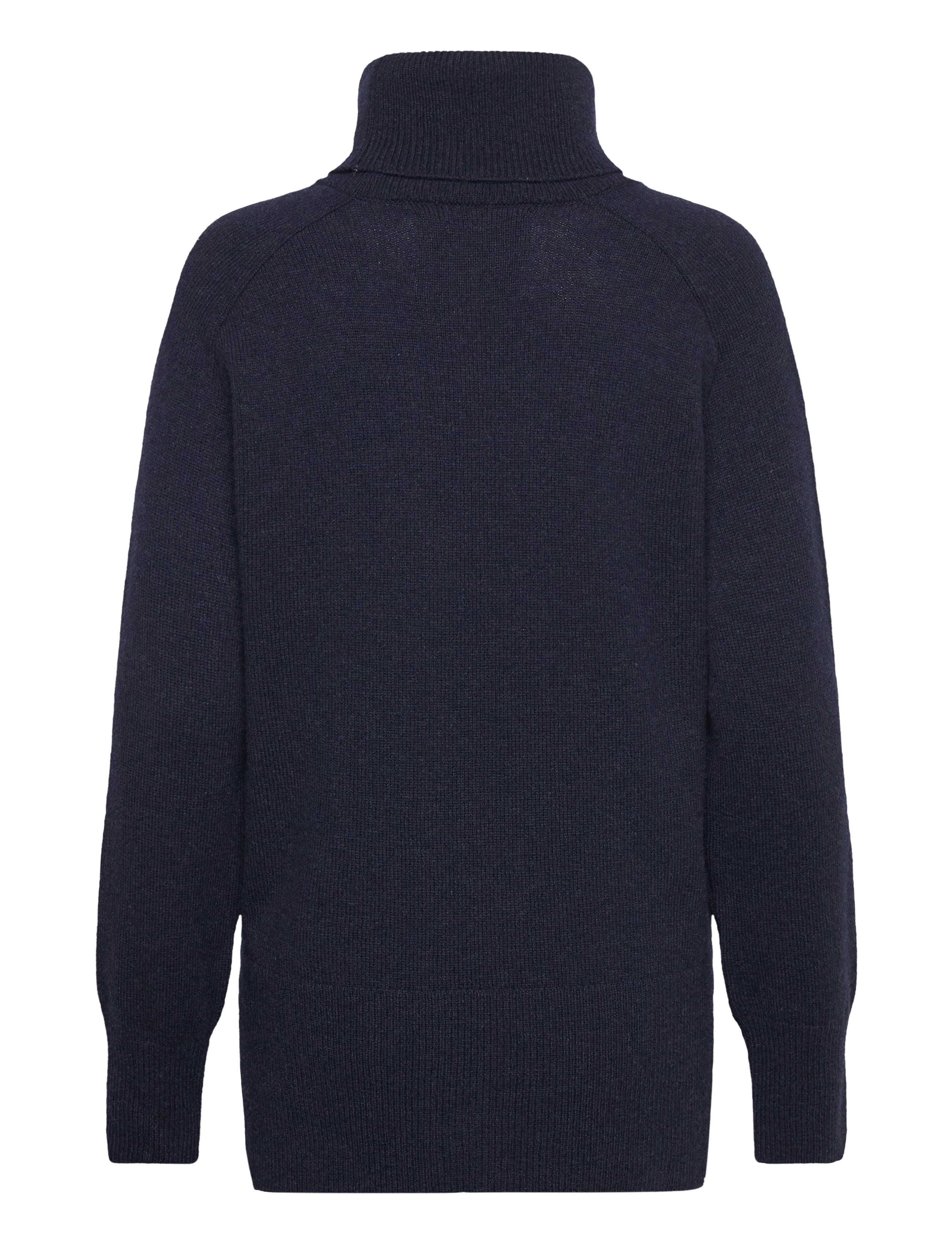 GANT - HERRINGBONE DETAIL ROLLNECK - evening blue - 2