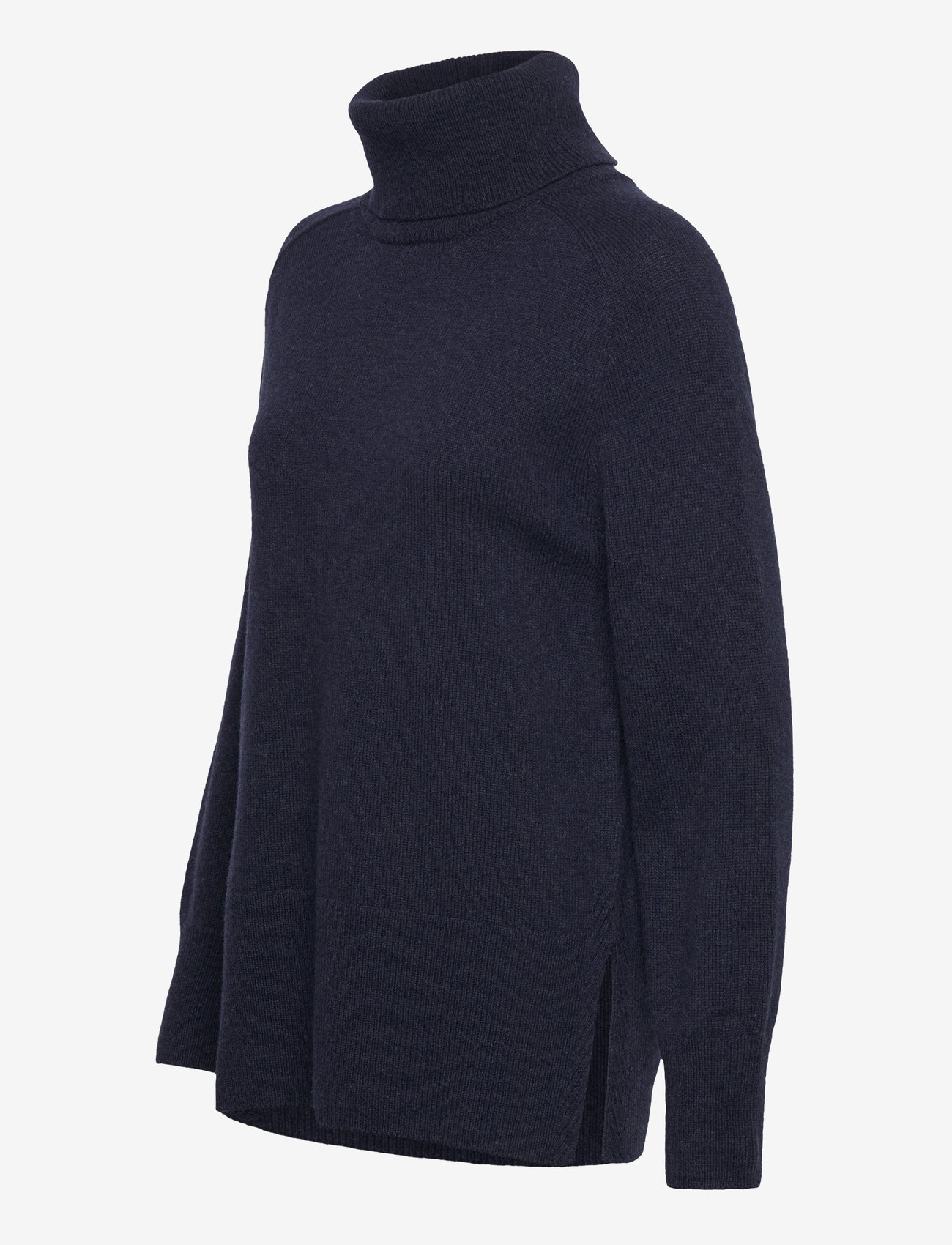 GANT - HERRINGBONE DETAIL ROLLNECK - evening blue - 2