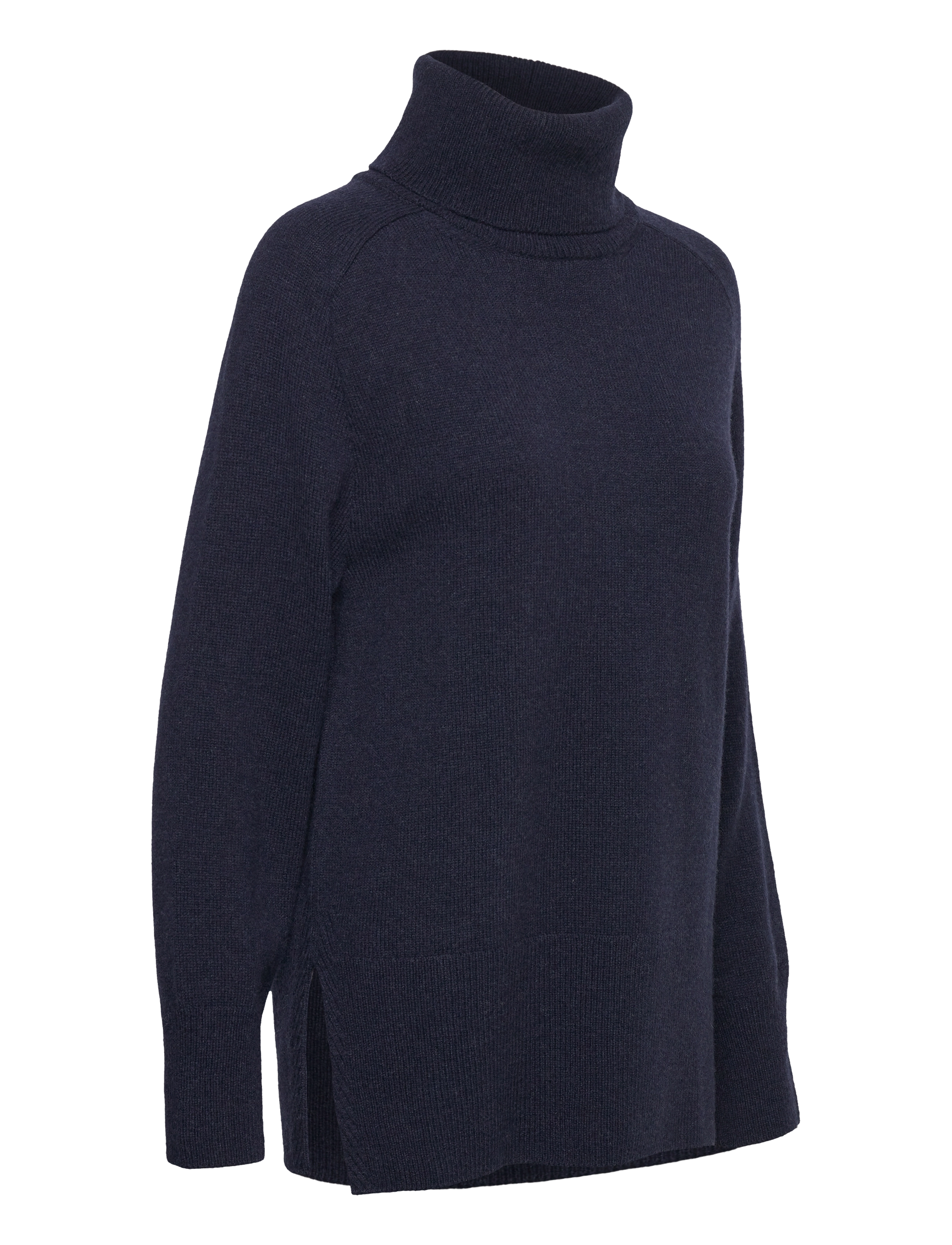 GANT - HERRINGBONE DETAIL ROLLNECK - evening blue - 4