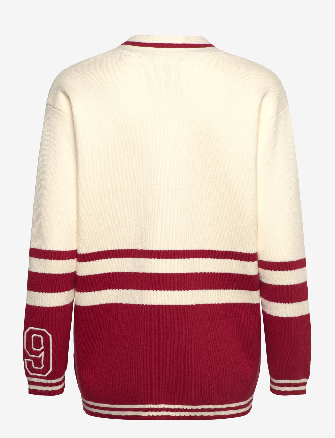 Gant - GANT VARSITY CARDIGAN - muotitrendit - cream - 2