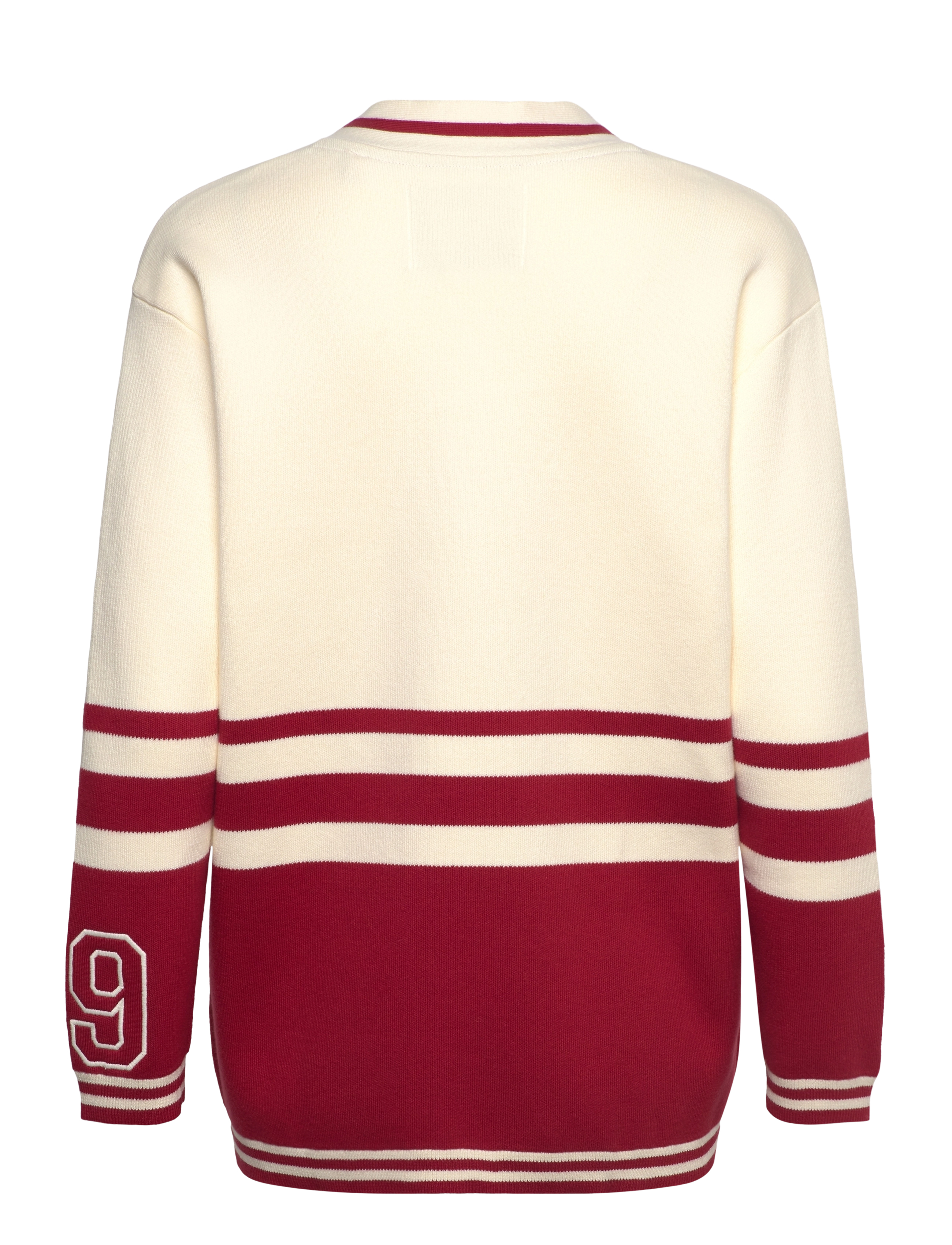 Gant - GANT VARSITY CARDIGAN - cardigans - cream - 2