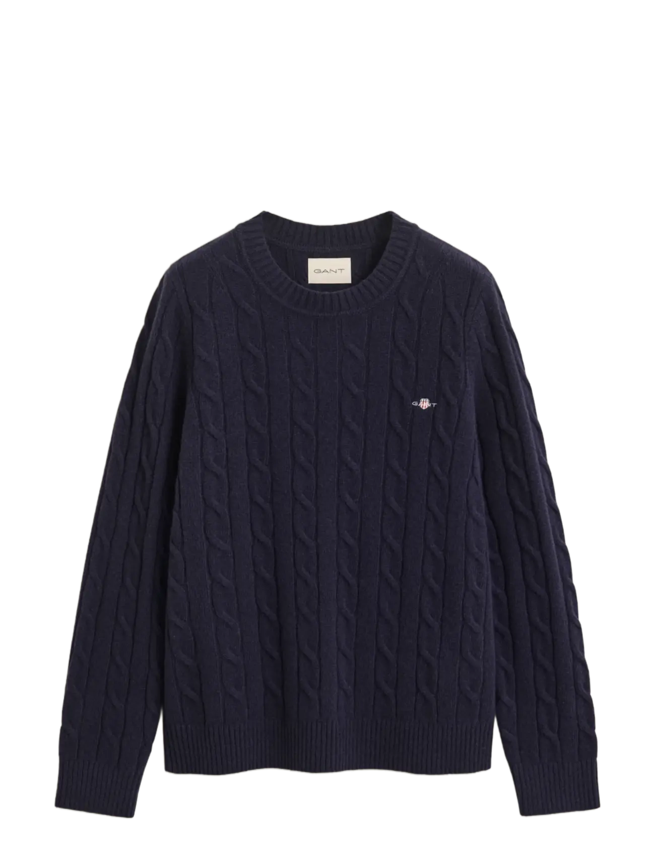 Lambswool Cable C-Neck