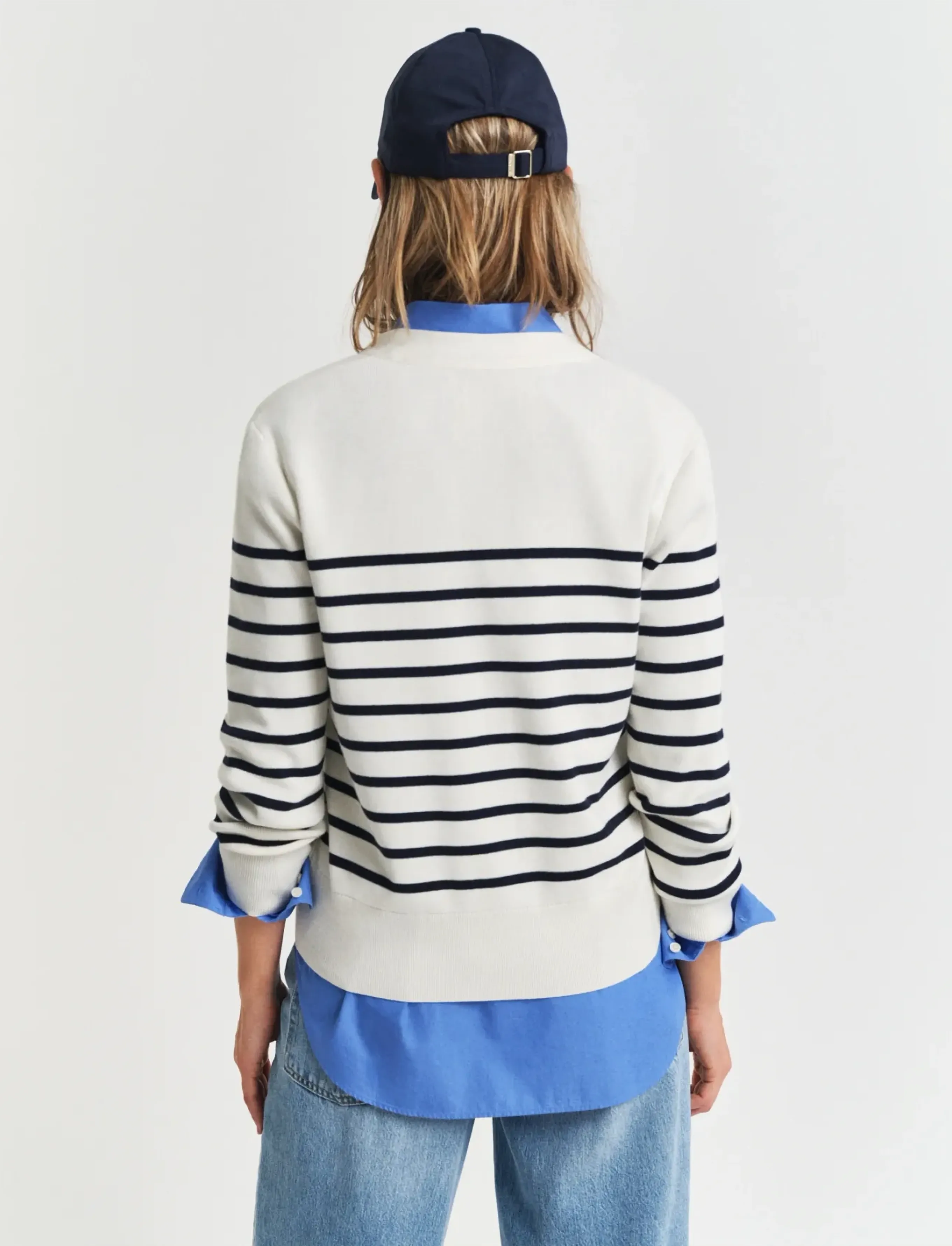 Striped Cotton Cardigan 2