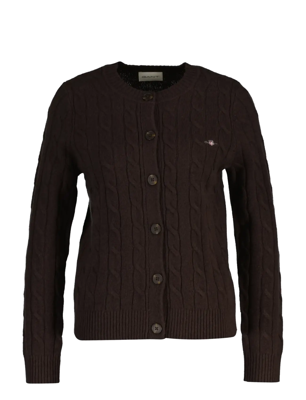 Gant LAMBSWOOL CABLE KNIT CARDIGAN -  - undefined / undefined