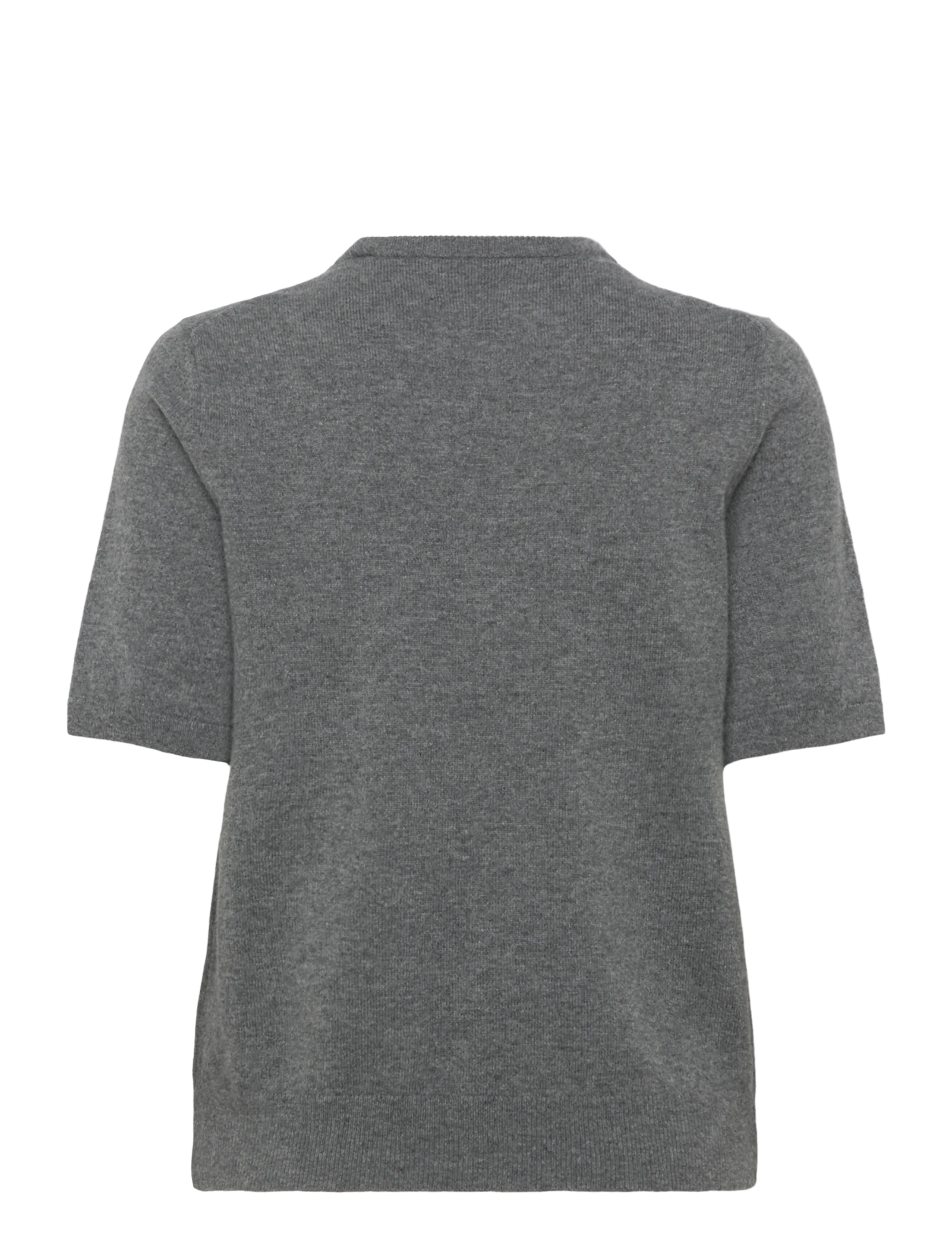 Gant - SUPERFINE LAMBSWOOL SS C-NECK - striktrøjer - charcoal melange - 1