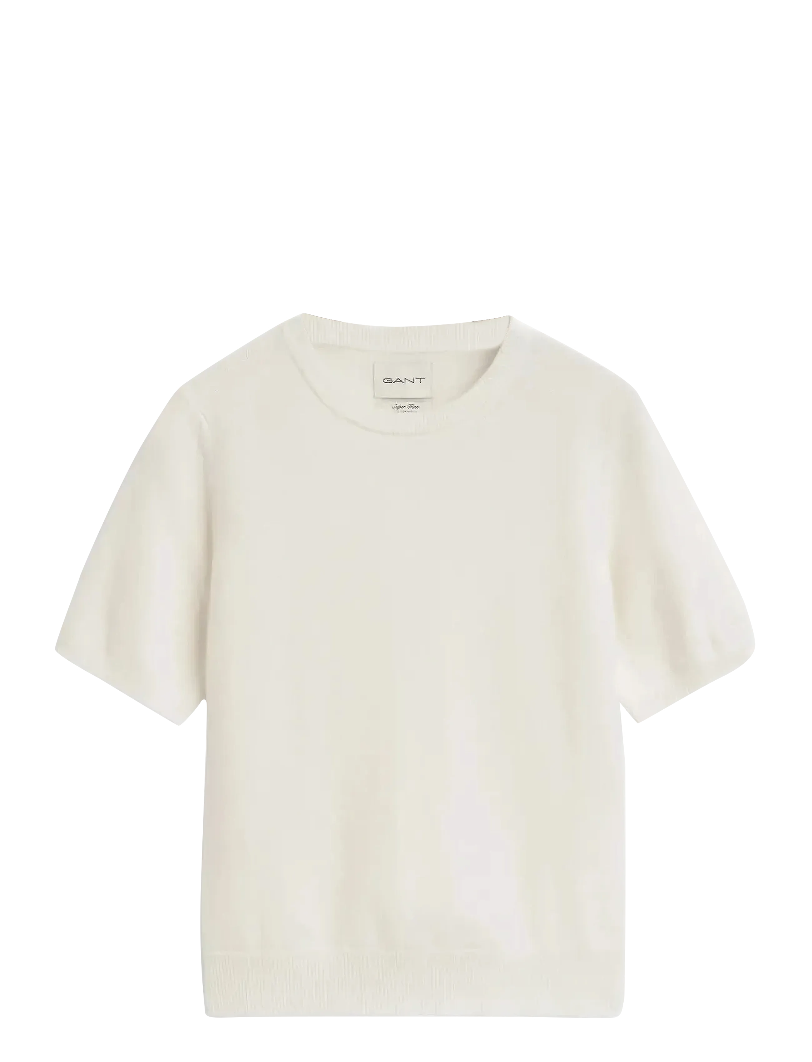 Gant - SUPERFINE LAMBSWOOL SS C-NECK - pullover - cream - 1