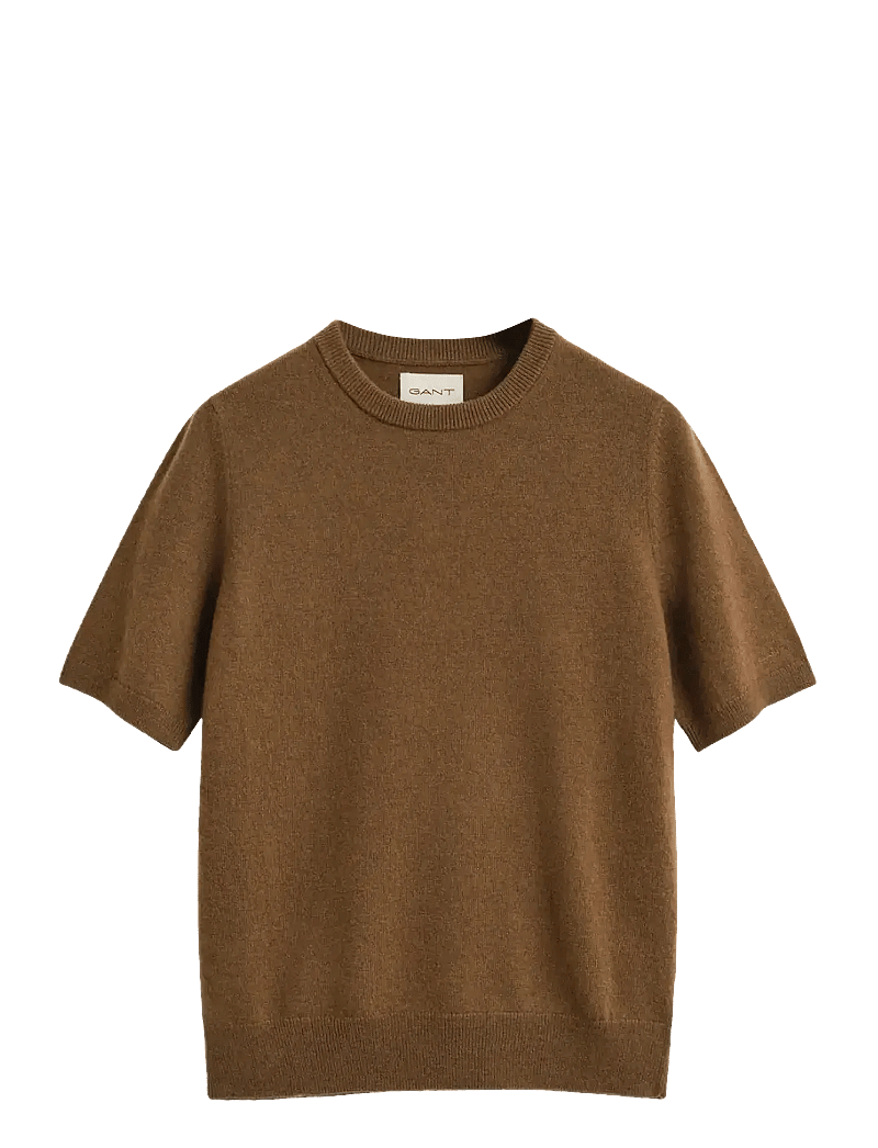 GANT - SUPERFINE LAMBSWOOL SS C-NECK - pullover - warm khaki - 0