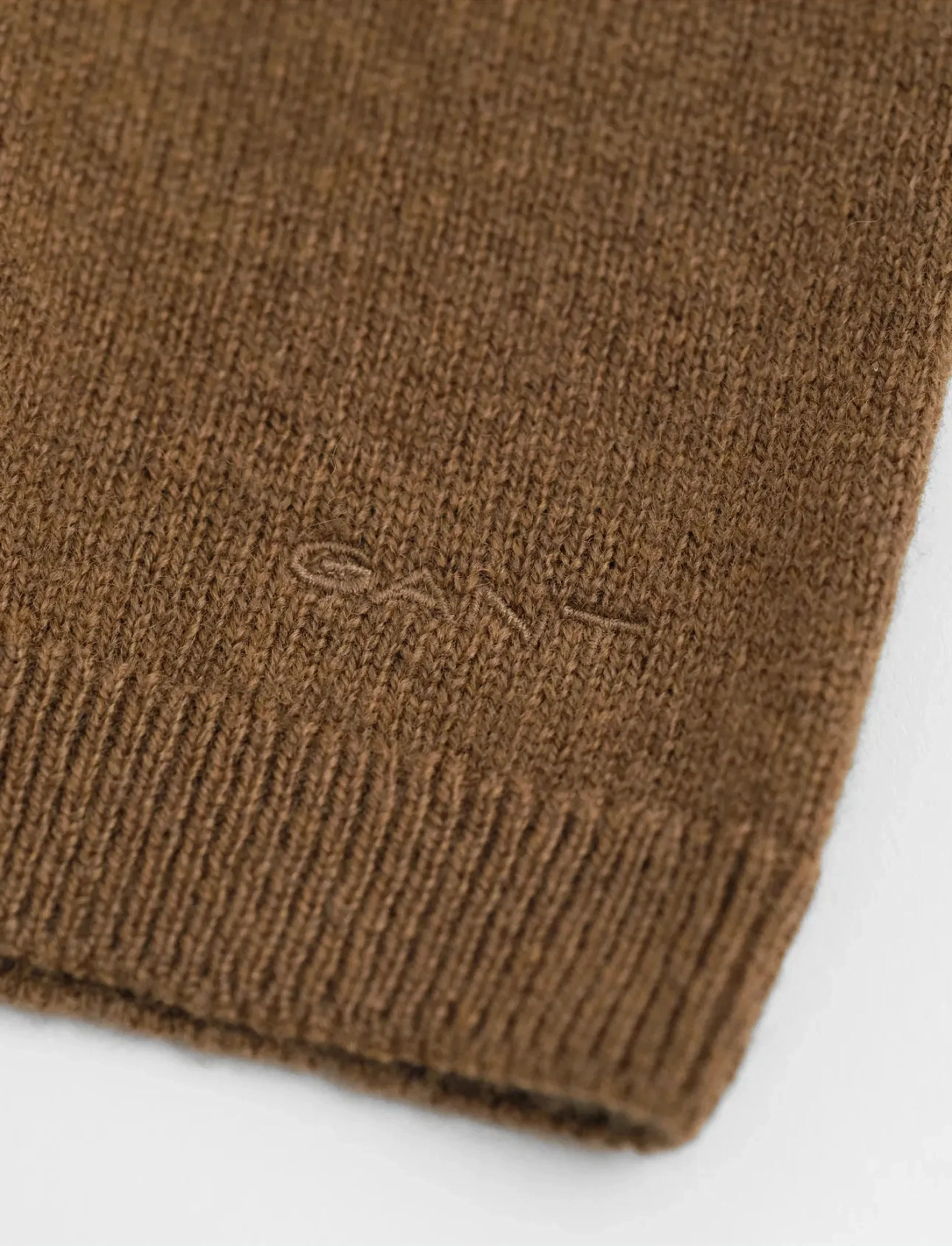 Gant - SUPERFINE LAMBSWOOL SS C-NECK - jumpers - warm khaki - 1