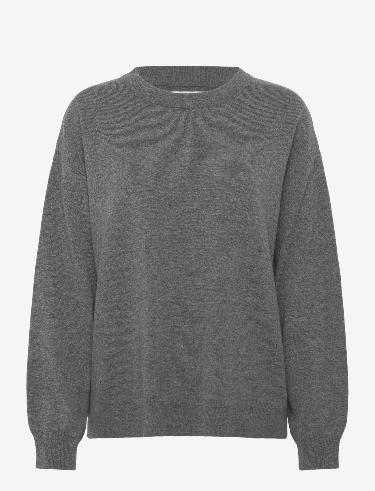 Gant - SUPERFINE LAMBSWOOL C-NECK - sviitrid - charcoal melange - 0