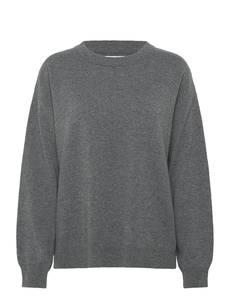 GANT - SUPERFINE LAMBSWOOL C-NECK - pullover - charcoal melange - 0