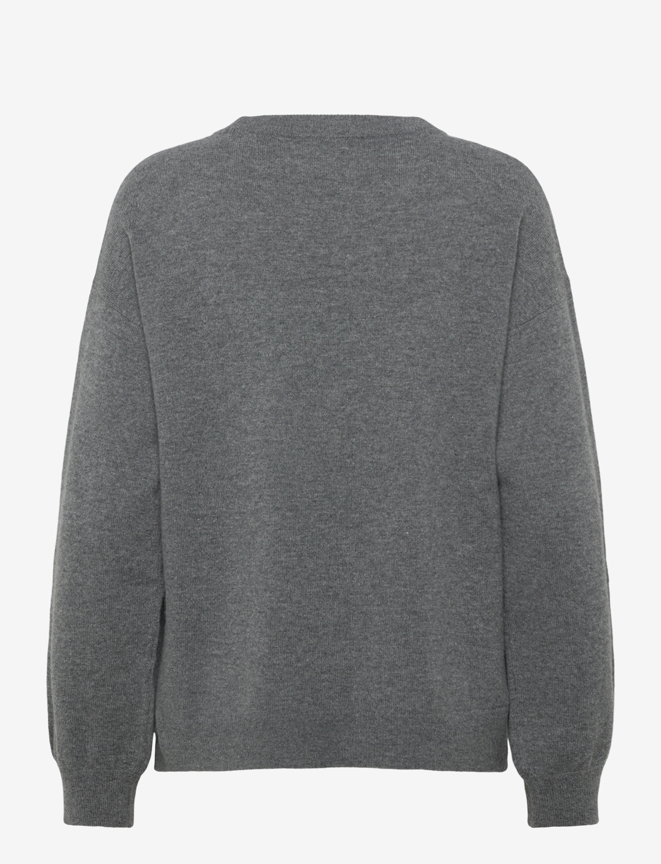 Gant - SUPERFINE LAMBSWOOL C-NECK - sviitrid - charcoal melange - 1