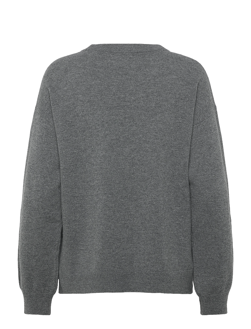 GANT - SUPERFINE LAMBSWOOL C-NECK - pullover - charcoal melange - 1