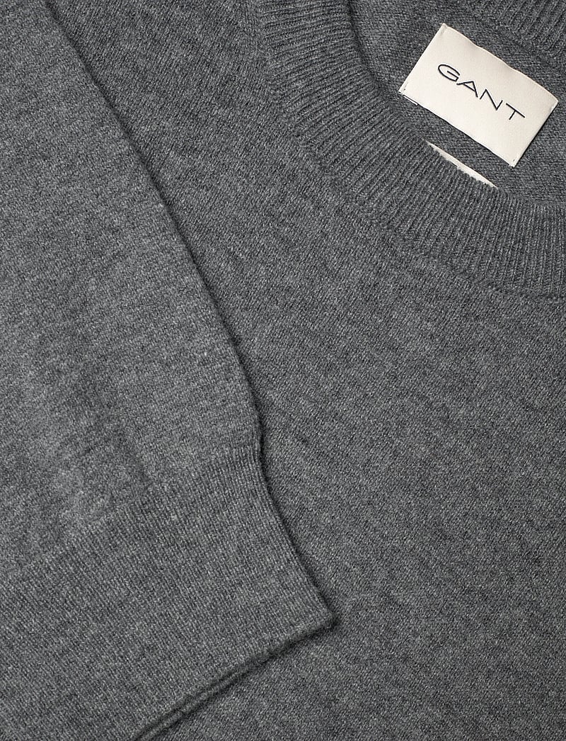 GANT - SUPERFINE LAMBSWOOL C-NECK - pullover - charcoal melange - 2