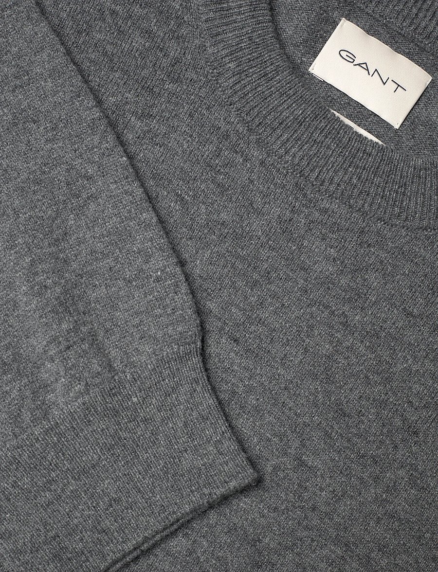 Gant - SUPERFINE LAMBSWOOL C-NECK - pullover - charcoal melange - 2