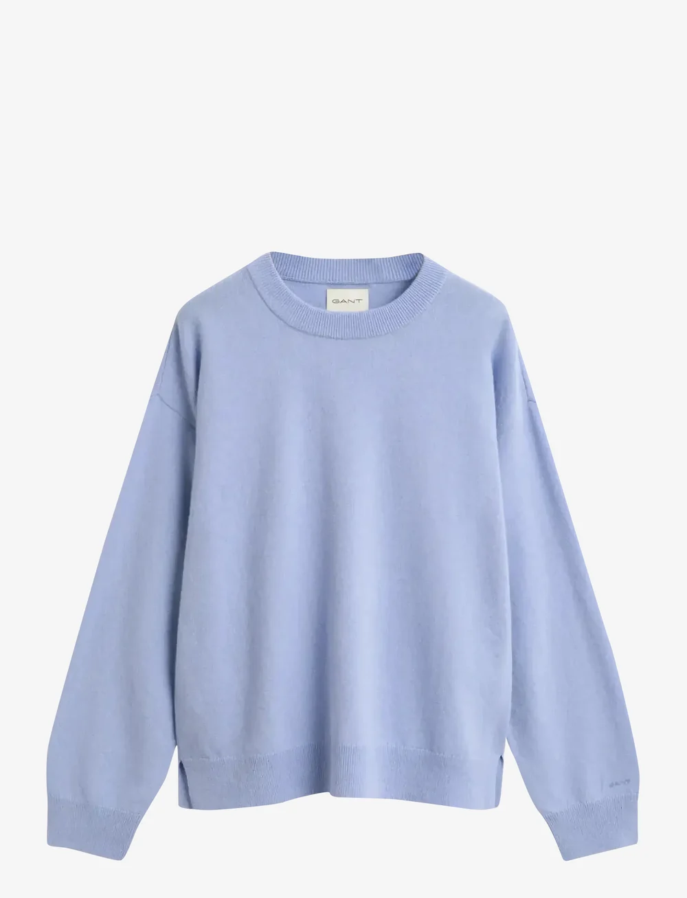 GANT - SUPERFINE LAMBSWOOL C-NECK - stickade tröjor - clear sky - 0