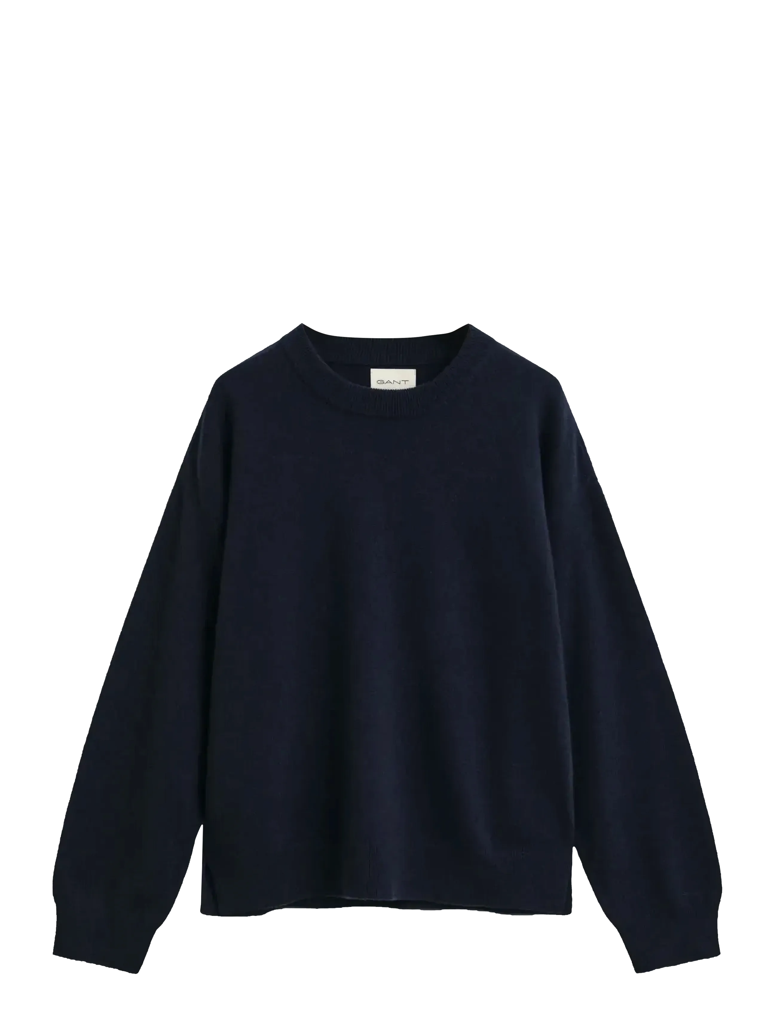 GANT SUPERFINE LAMBSWOOL C-NECK - Tøj - EVENING BLUE / navy