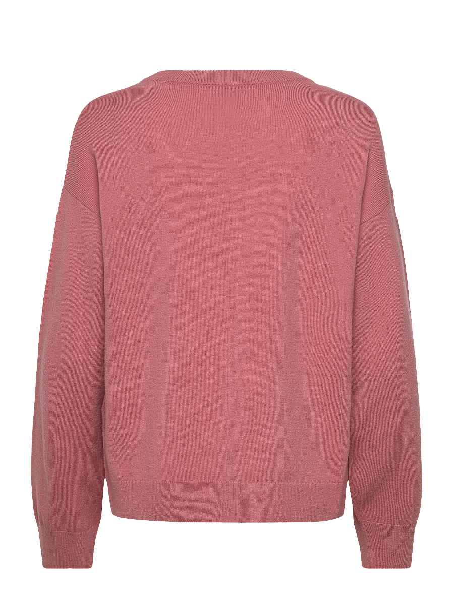 Gant - SUPERFINE LAMBSWOOL C-NECK - sviitrid - faded brick - 2