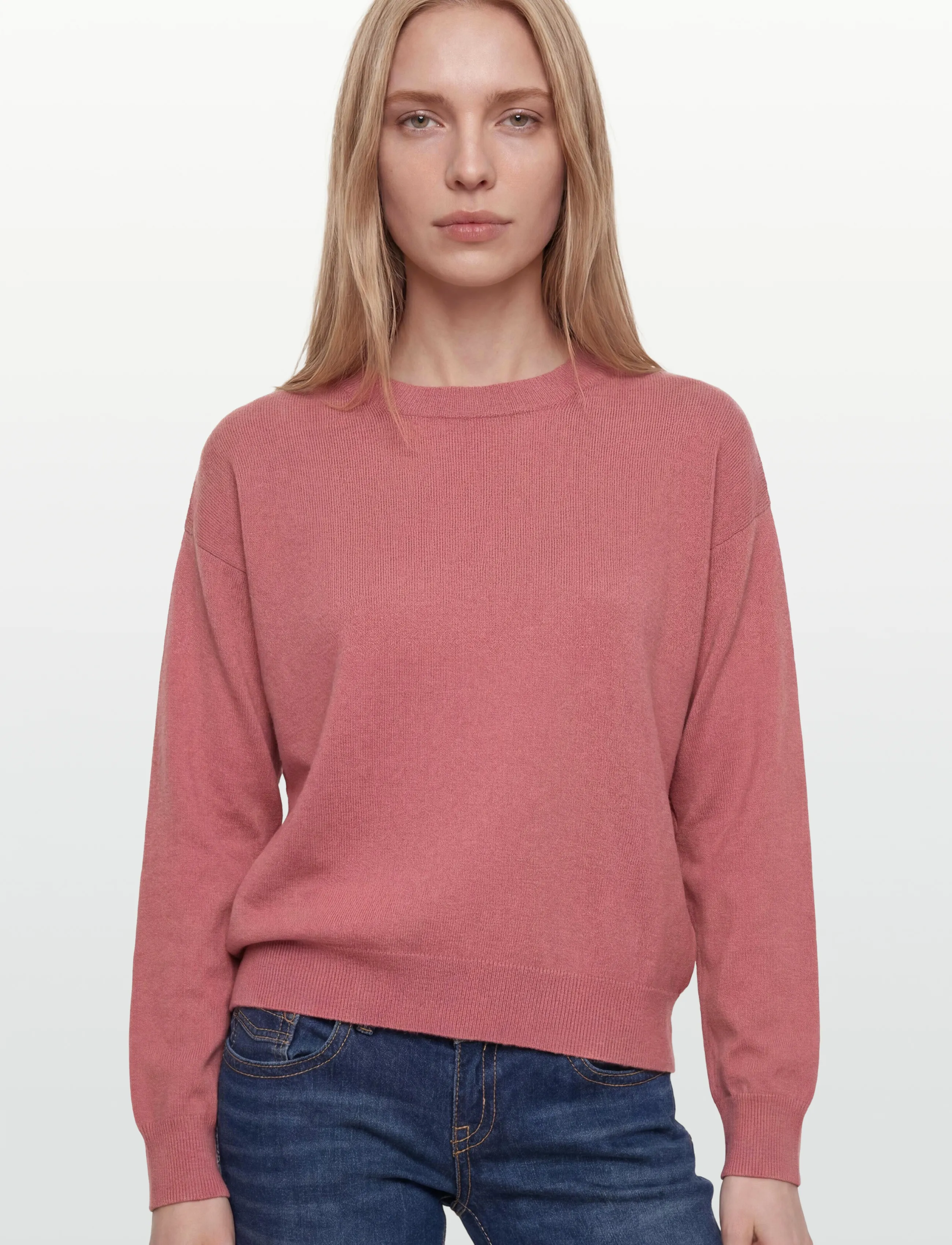 Gant - SUPERFINE LAMBSWOOL C-NECK - sviitrid - faded brick - 3