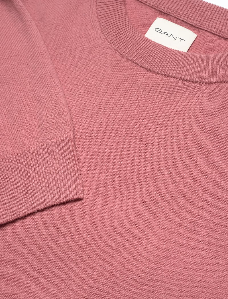 Gant - SUPERFINE LAMBSWOOL C-NECK - pullover - faded brick - 5